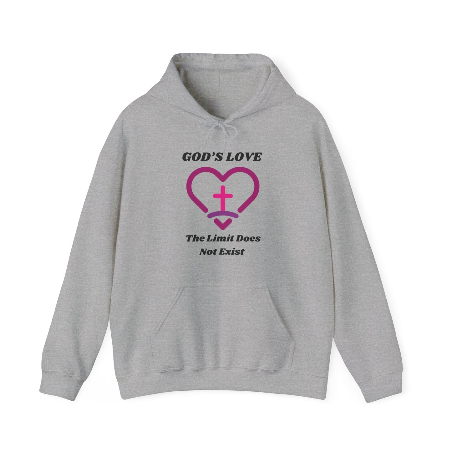 God's Love The Limit Does Not Exist Heavy Blend™ Hooded Sweatshirt