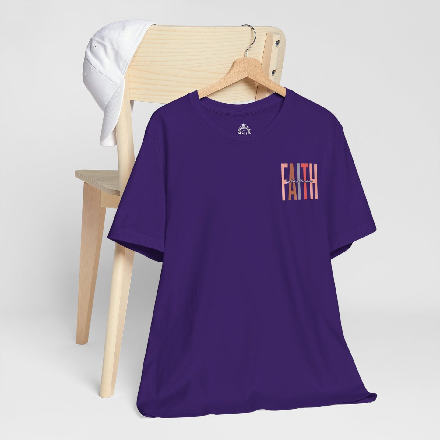 Faith Can Move Mountains Jersey Short Sleeve Tee
