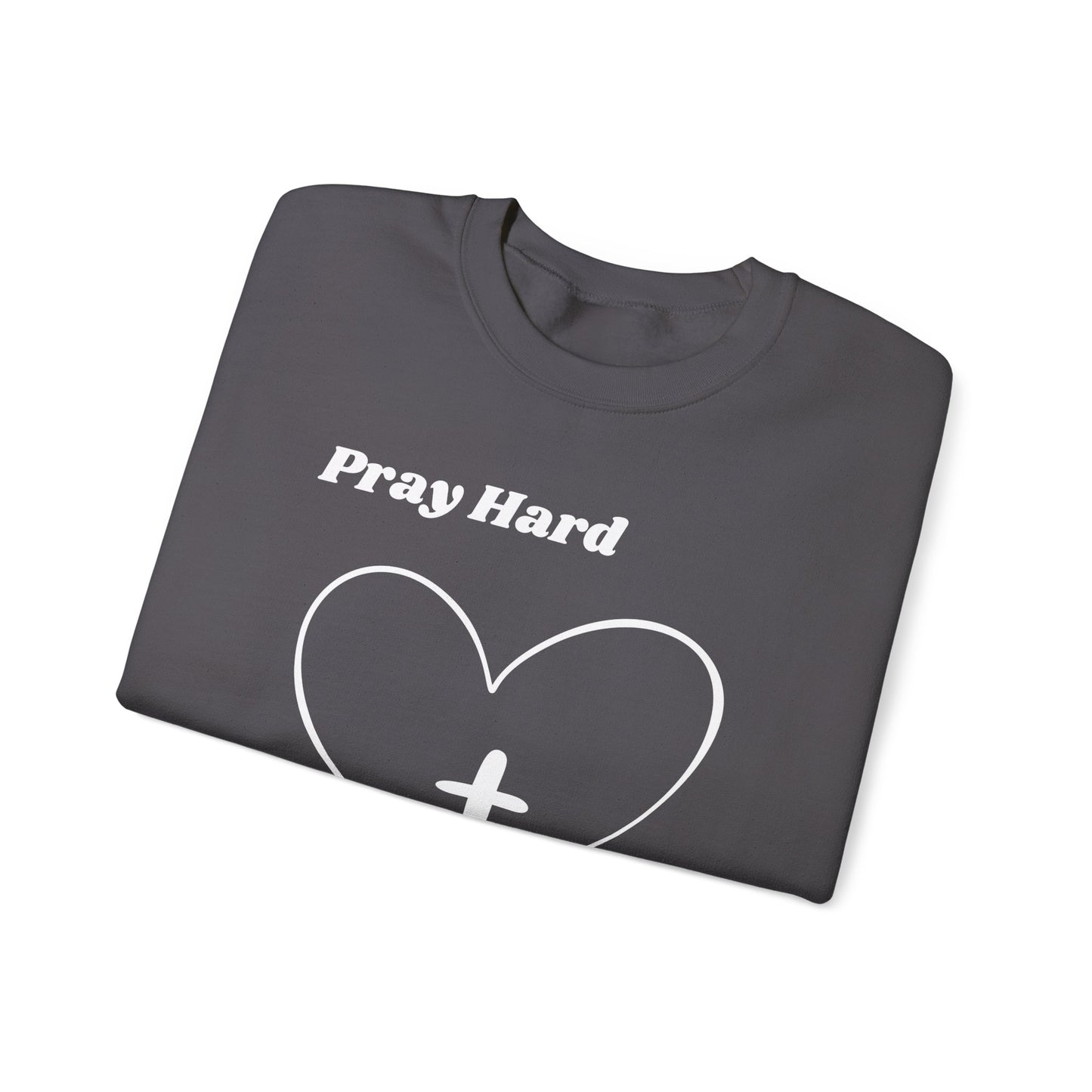 Pray Hard Slay Hard Heavy Blend™ Crewneck Sweatshirt