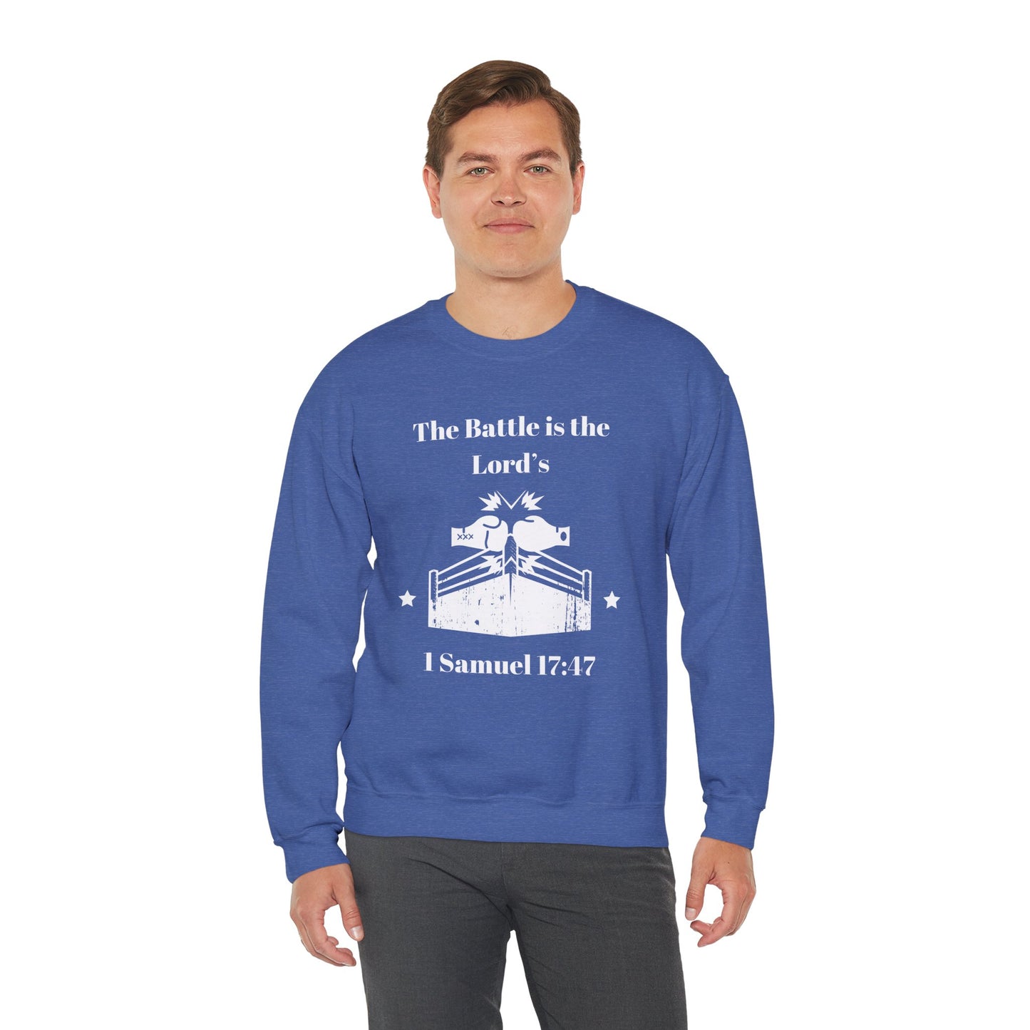 God's Battle Crewneck Sweatshirt