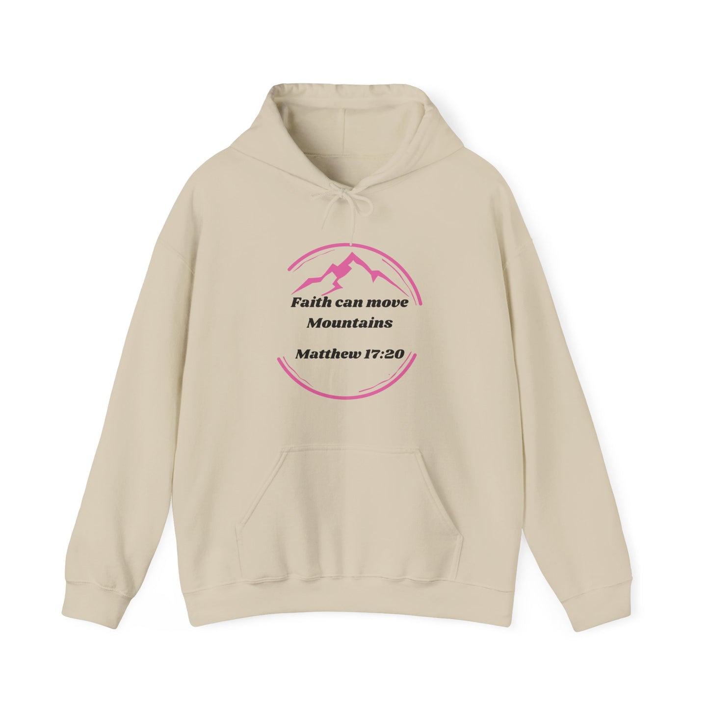 Faith Can Move Mountains Heavy Blend™ Hooded Sweatshirt