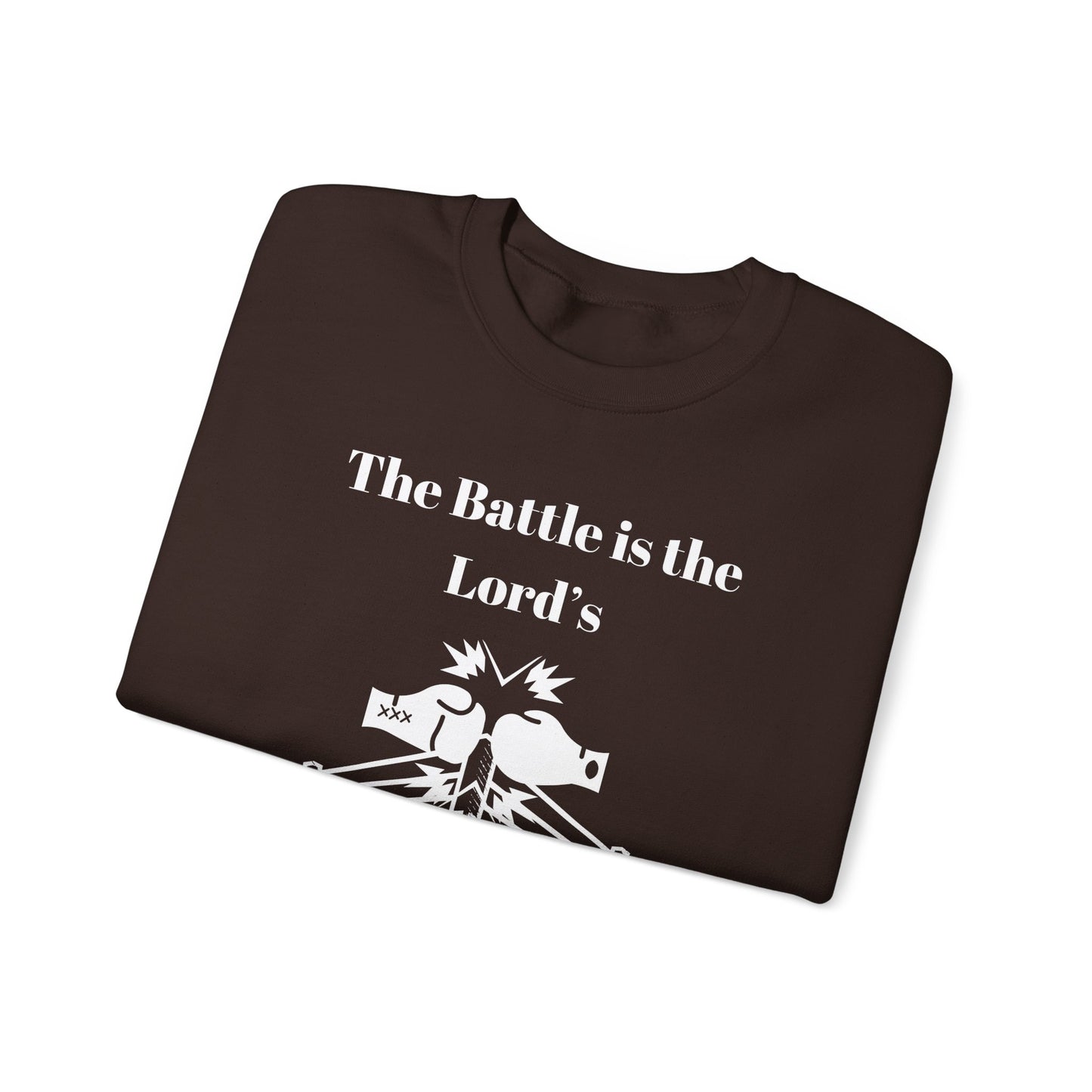 Men's Sweatshirt - The Battle Is The Lord's