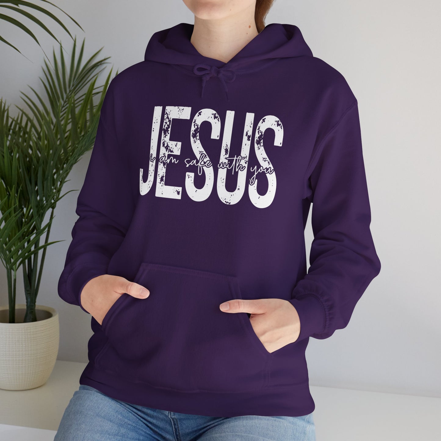 Jesus I Am Safe With You Heavy Blended Hoodie