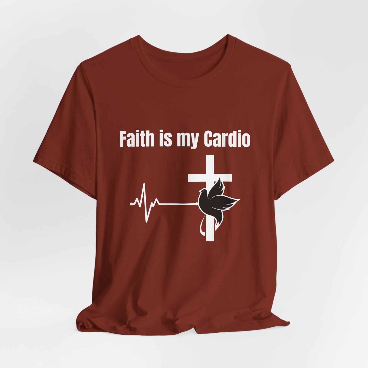 Faith Is My Cardio Jersey Short Sleeve Tee