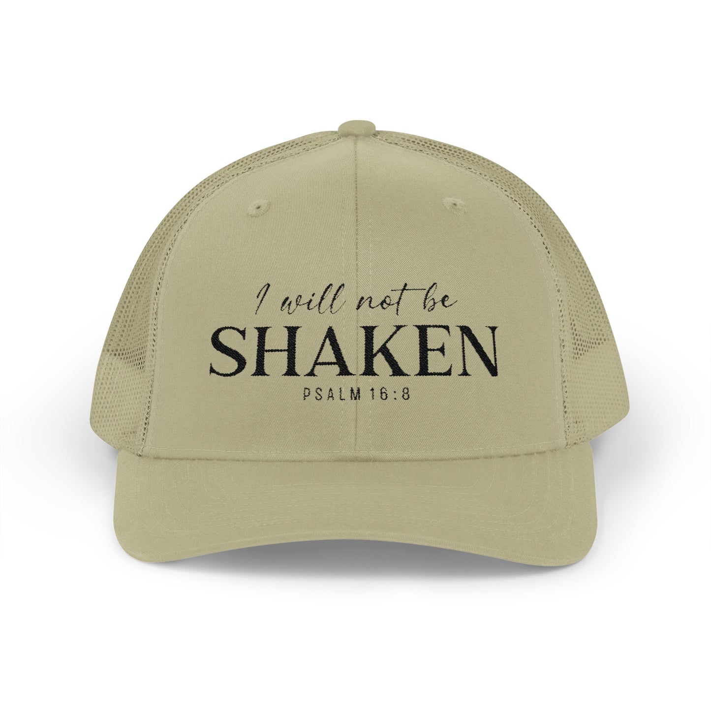 I Will Not Be Shaken Snapback Cap