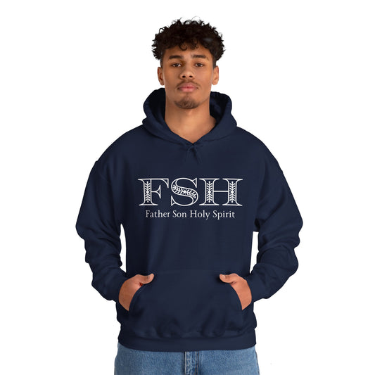 Father Son Holy Spirit Heavy Blend™ Hooded Sweatshirt