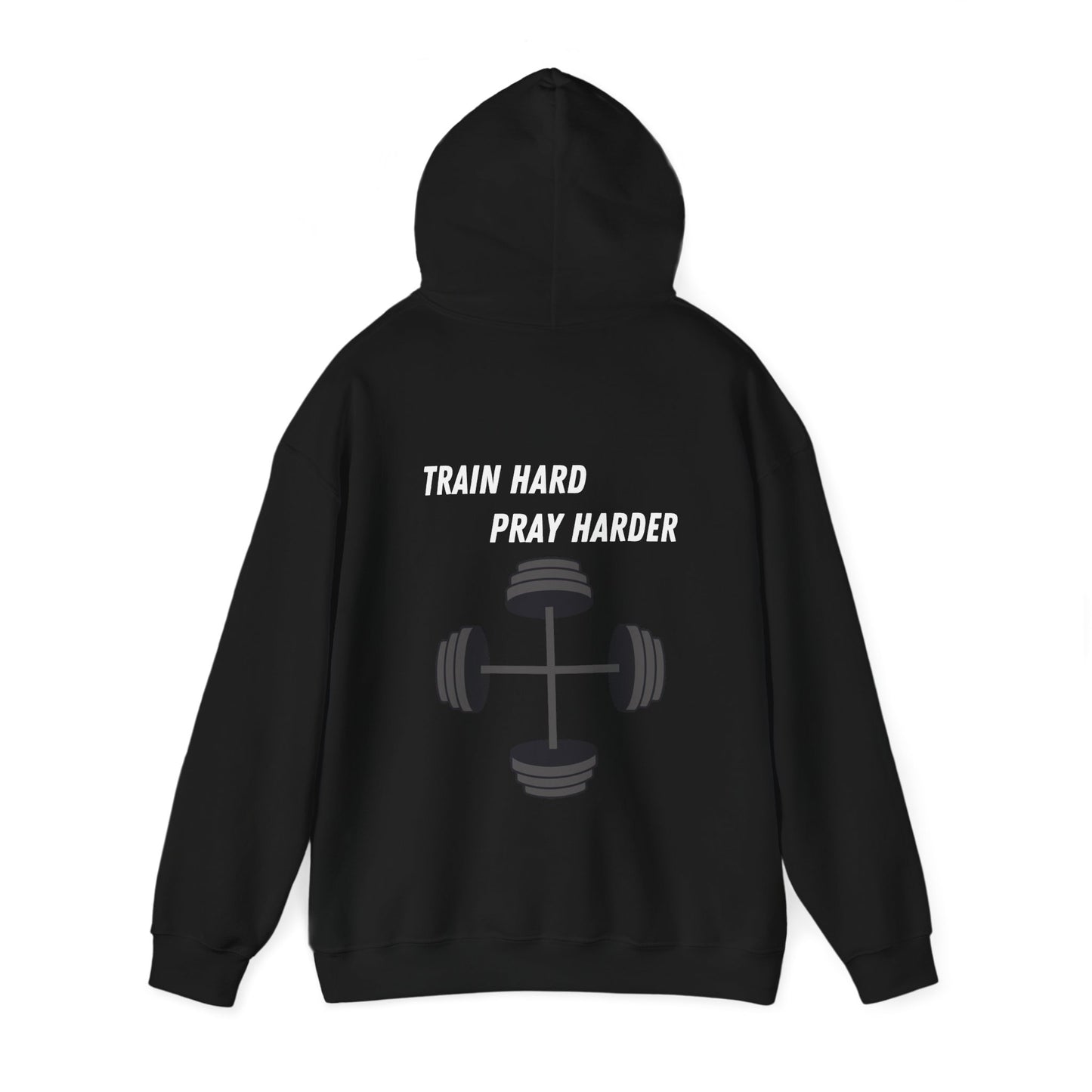 Train Hard Pray Harder Heavy Blend™ Hooded Sweatshirt