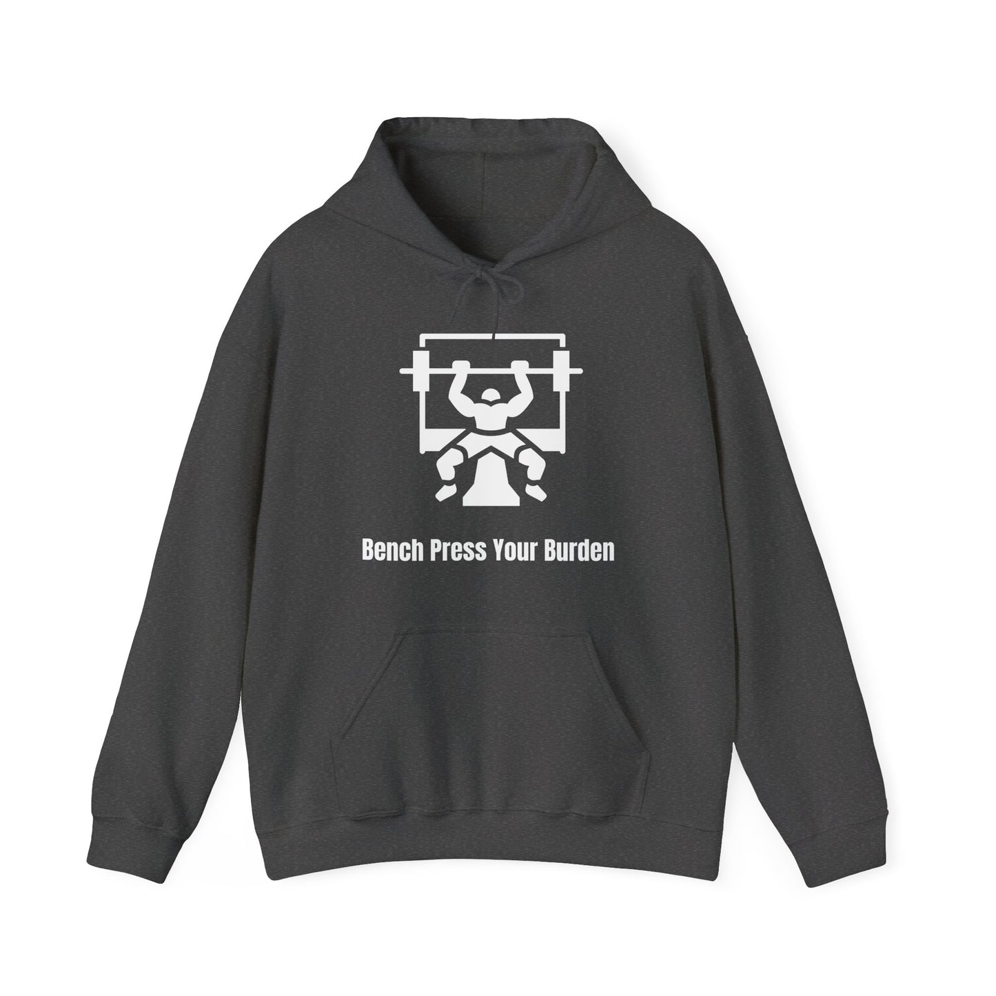 Bench Press Your Burdens Heavy Blend™ Hooded Sweatshirt