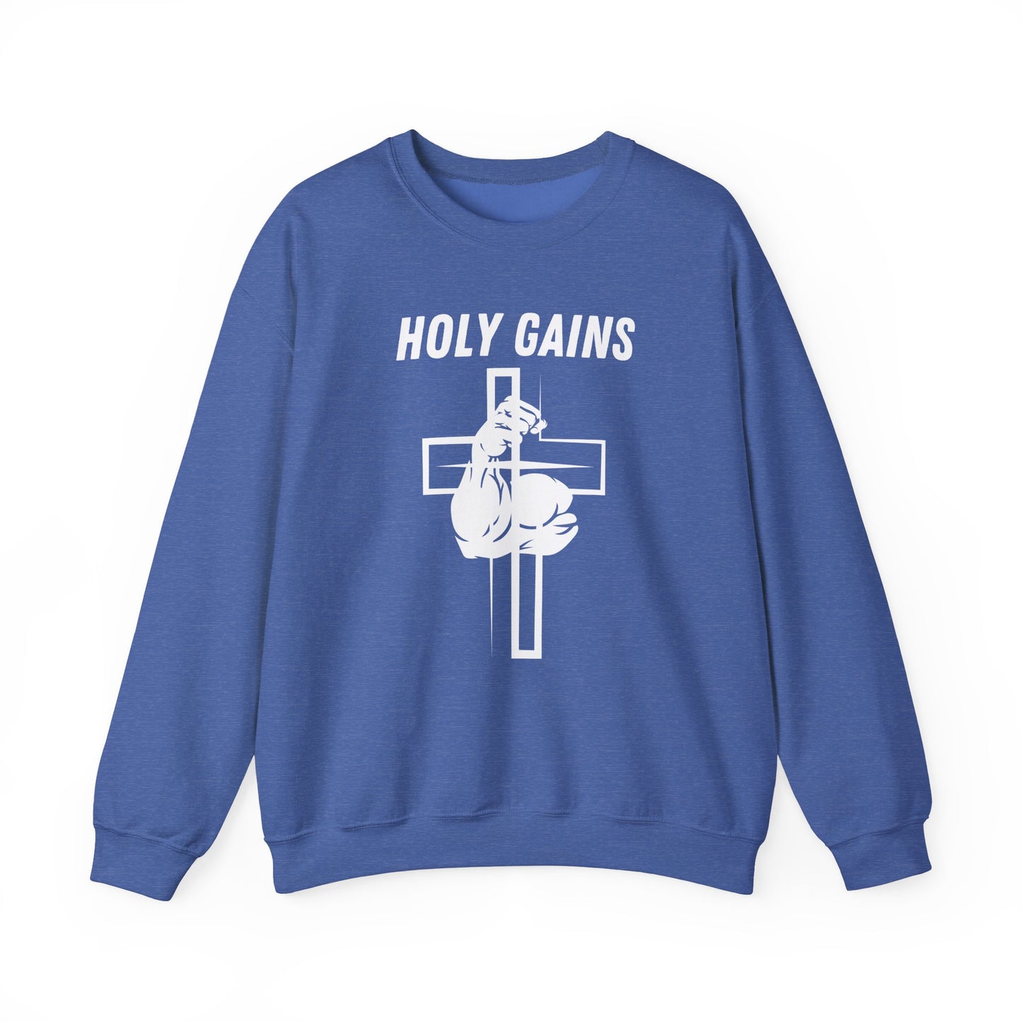 Crewneck Sweatshirt - Holy Gains Fitness Design