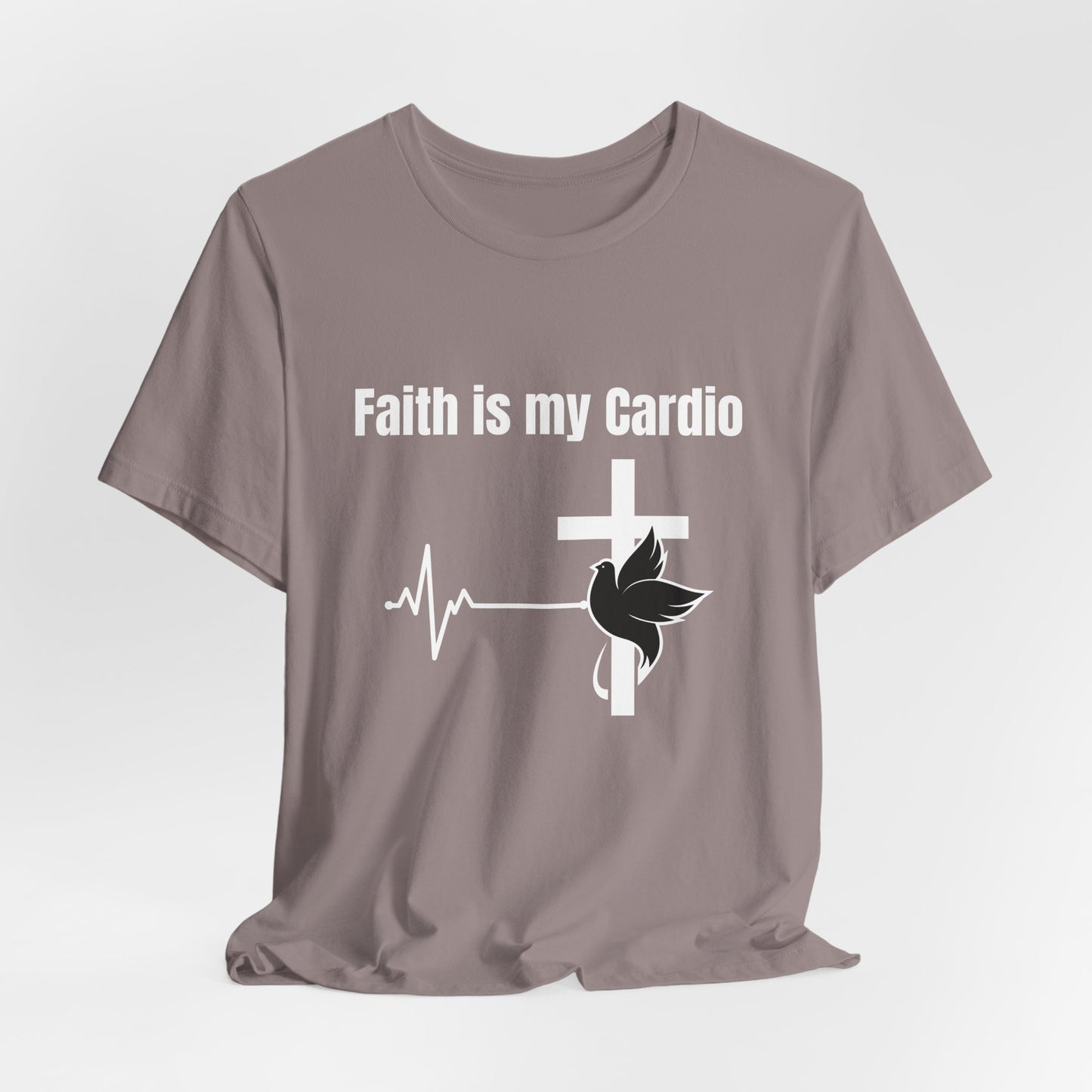 Faith Is My Cardio Jersey Short Sleeve Tee