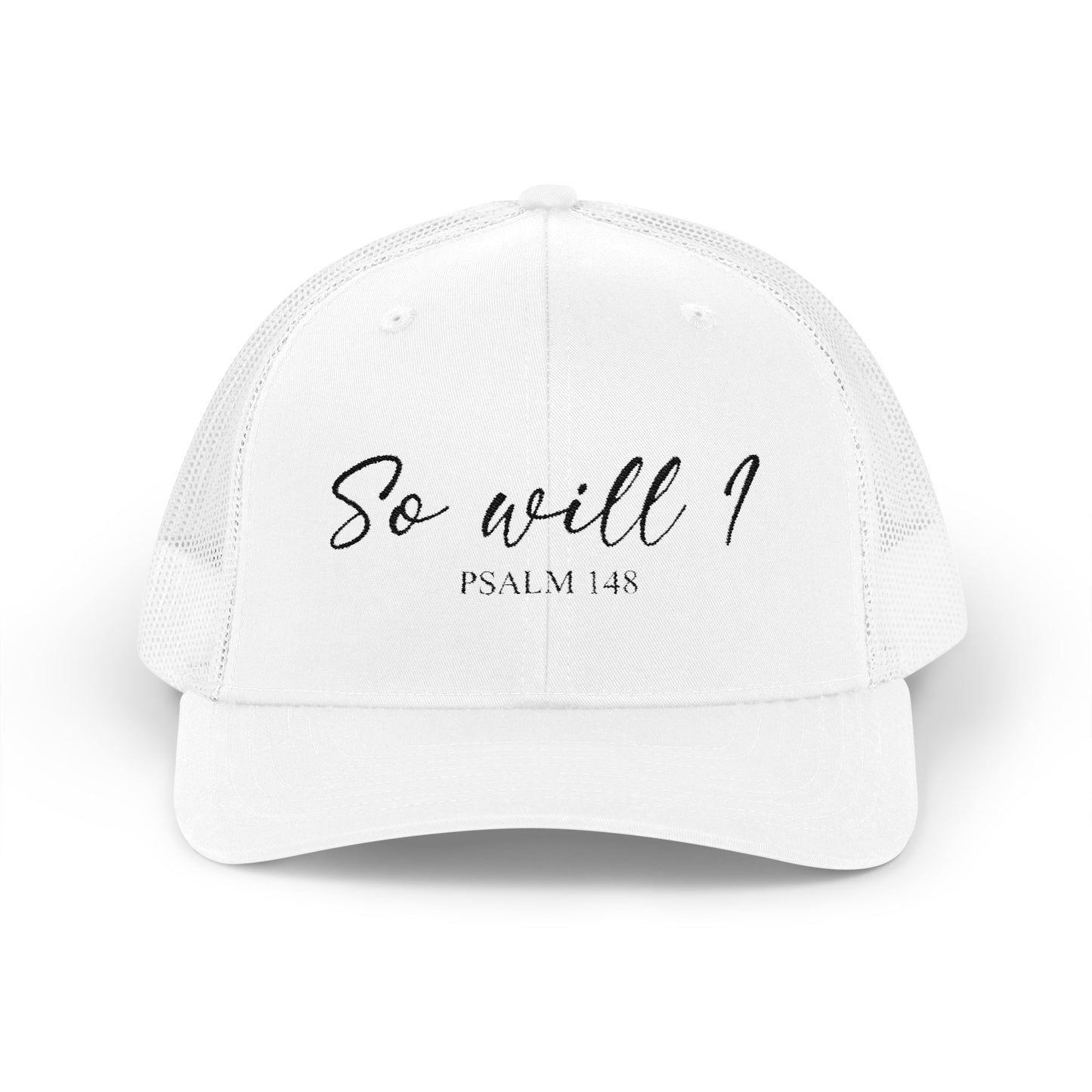 So Will I Snapback Cap