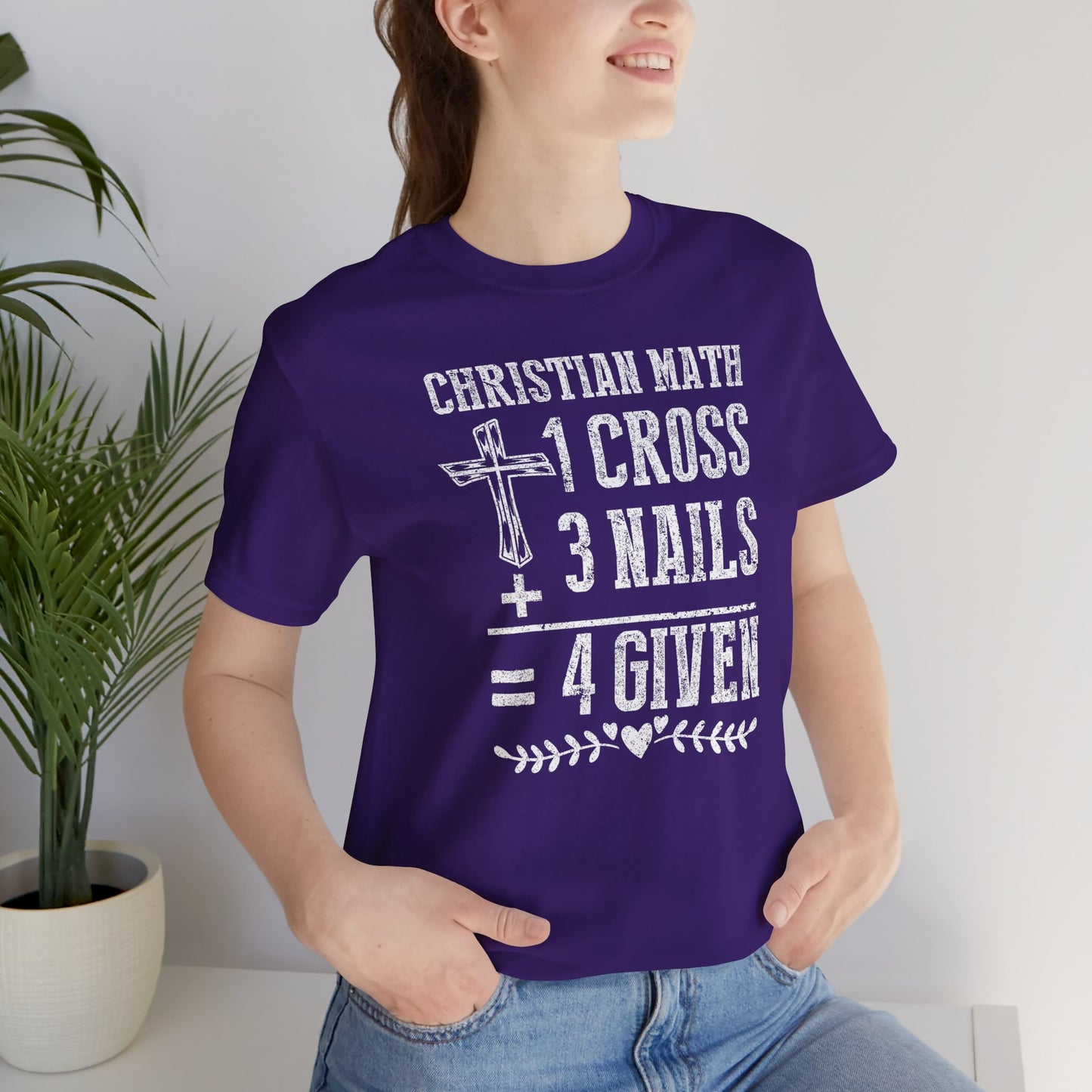 Christian Math Jersey Short Sleeve Tee