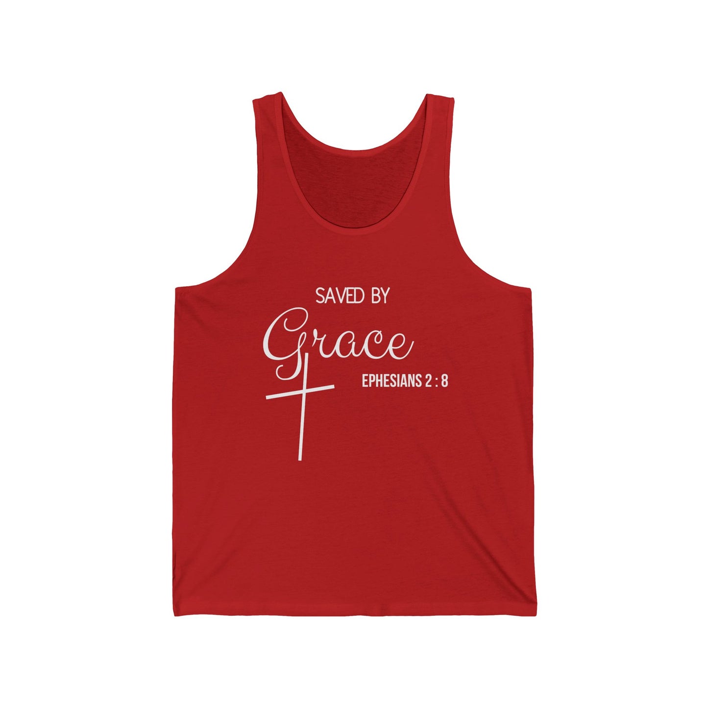 Saved By Grace Jersey Tank