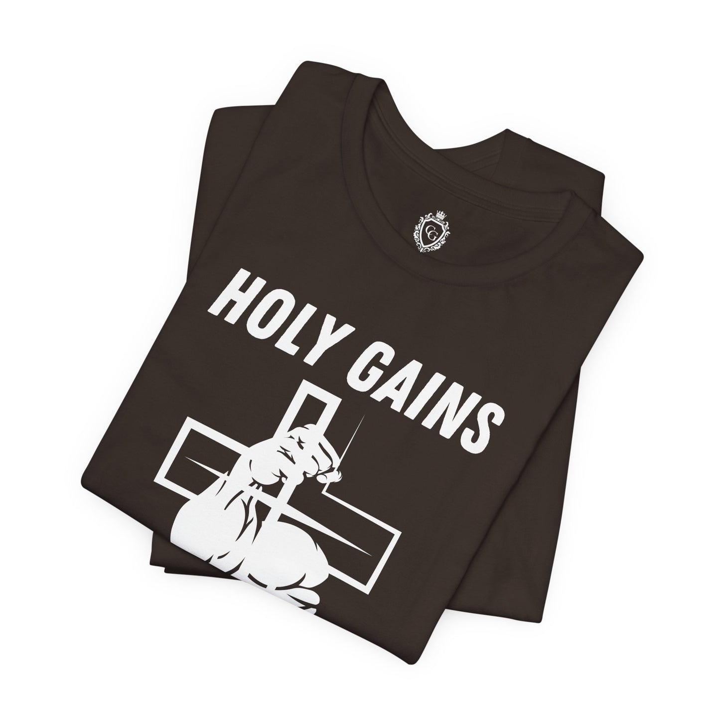 Holy Gains Jersey Short Sleeve Tee