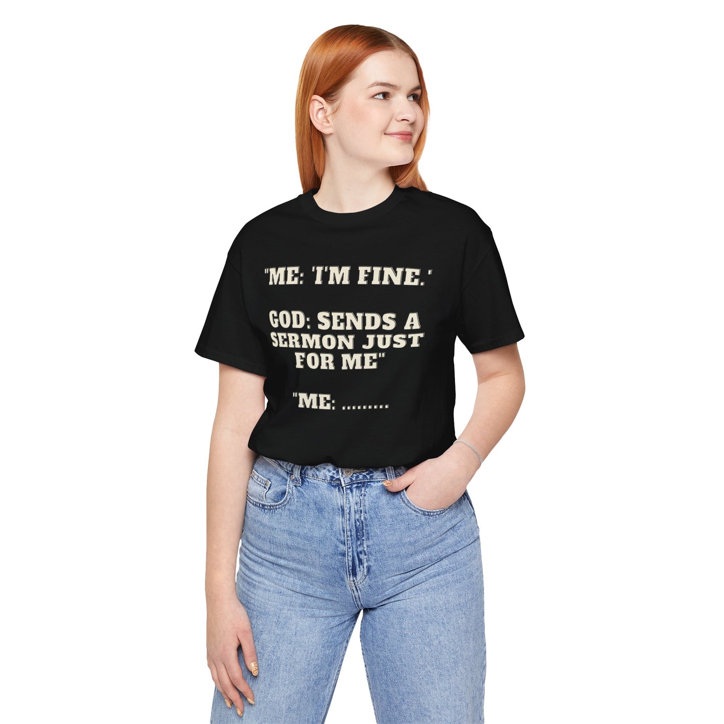 Sermon Just For Me Jersey Short Sleeve Tee
