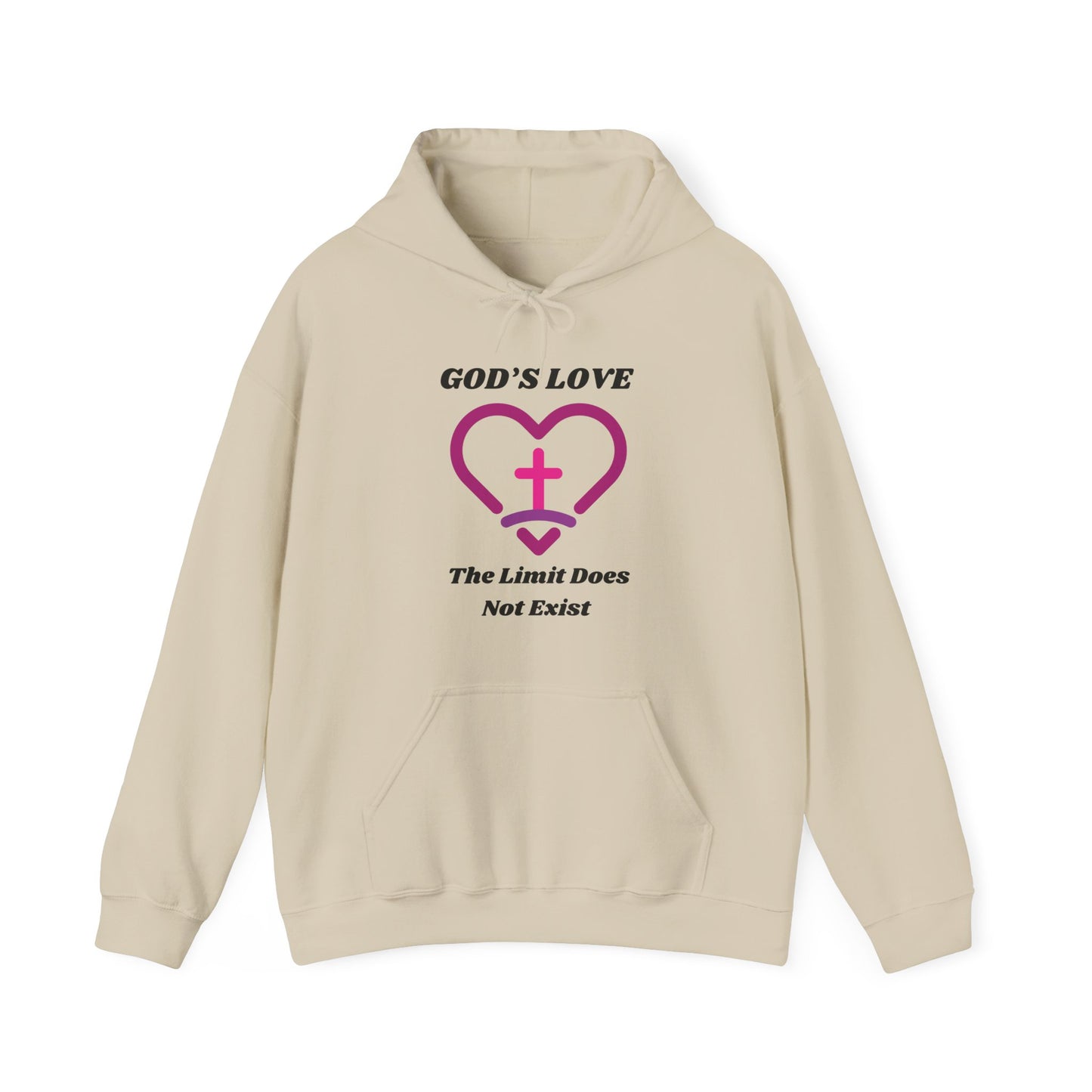 God's Love The Limit Does Not Exist Heavy Blend™ Hooded Sweatshirt