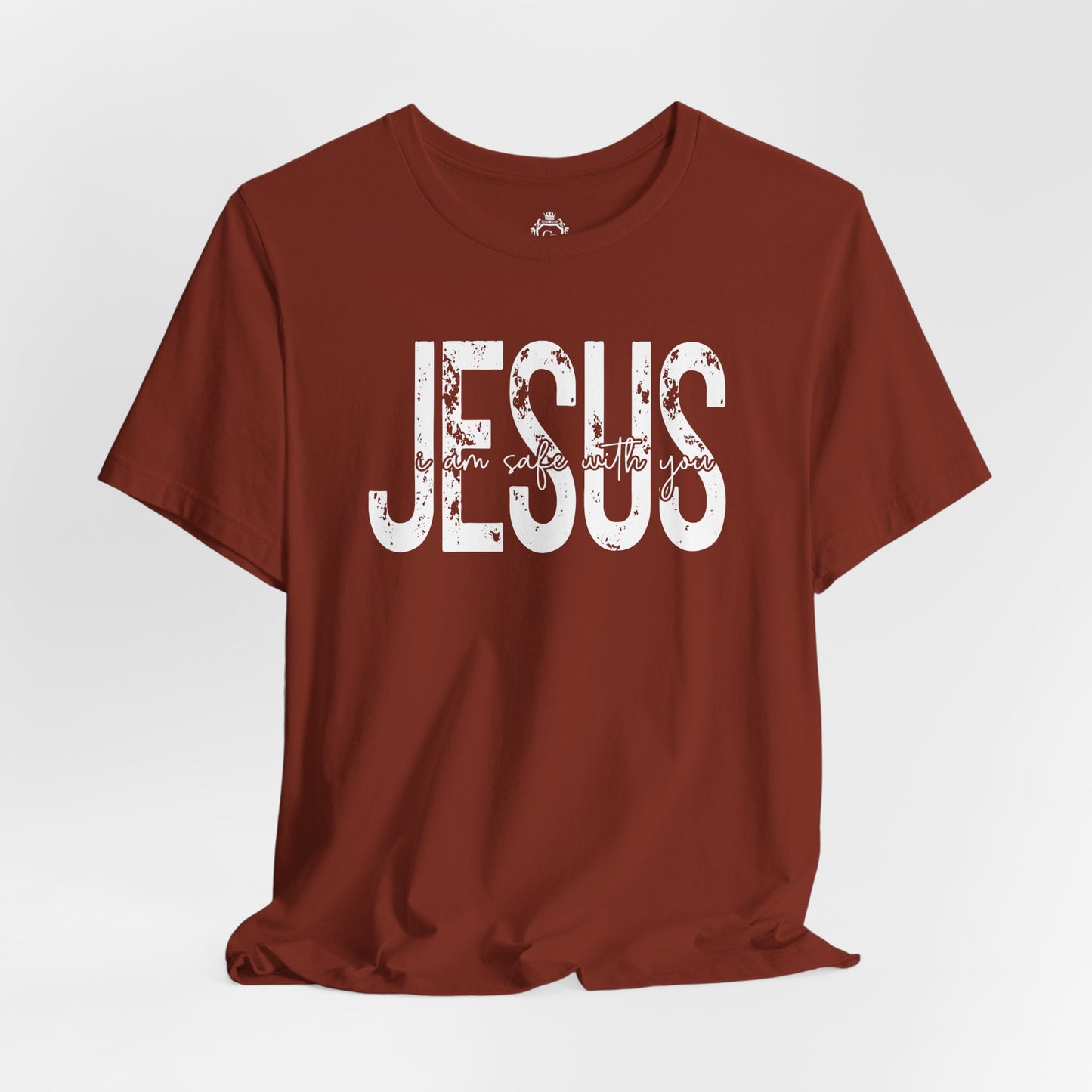 Jesus I am Safe With You Jersey Short Sleeve Tee