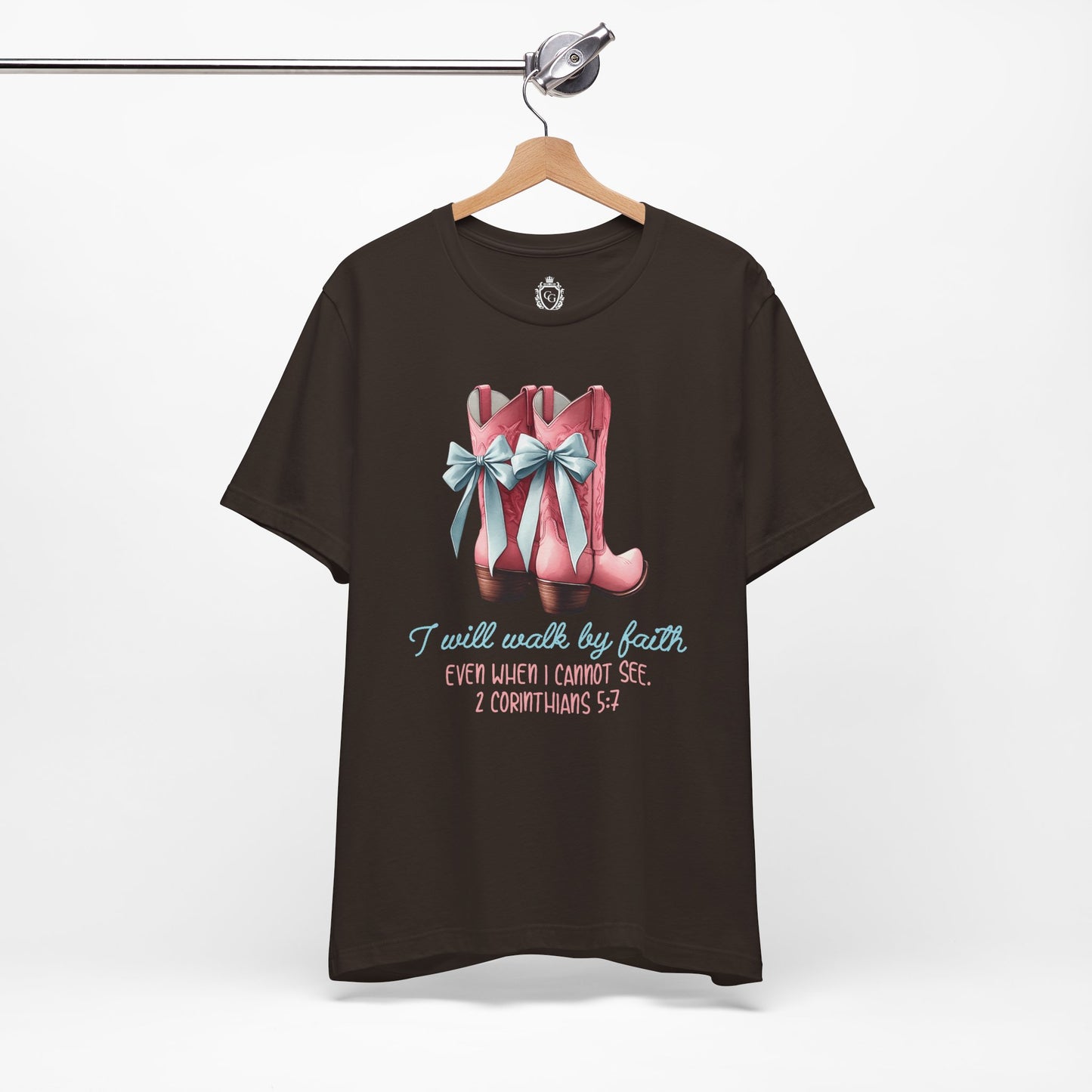 Walk By Faith Jersey Short Sleeve Tee