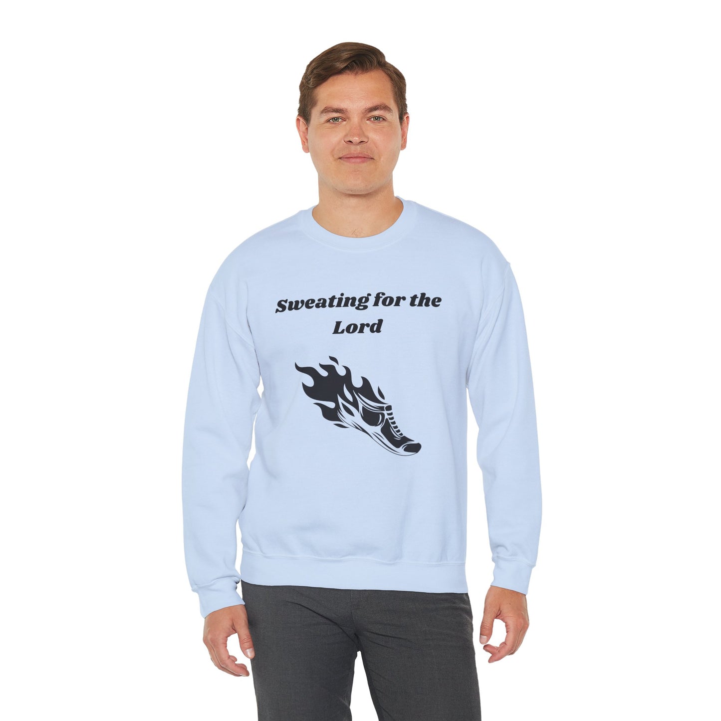 Sweating For The Lord Heavy Blend™ Crewneck Sweatshirt