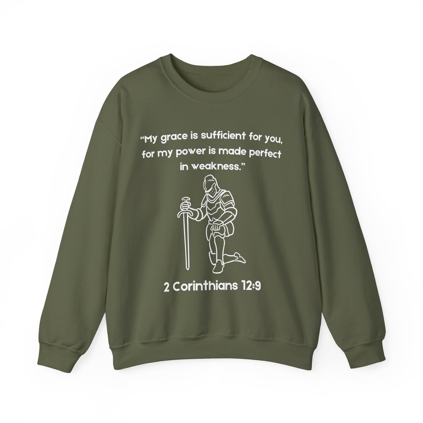 My Grace Is Sufficient Heavy Blend™ Crewneck Sweatshirt