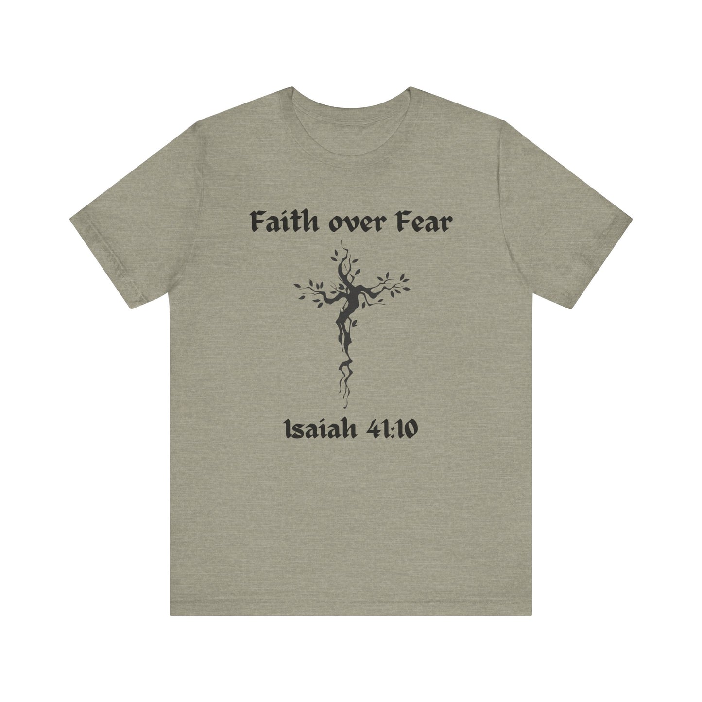 Faith Over Fear Jersey Short Sleeve Tee