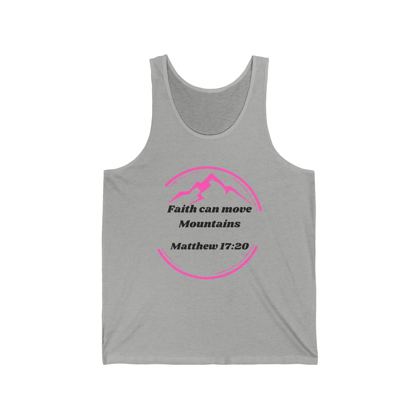 Faith Can Move Mountains Jersey Tank