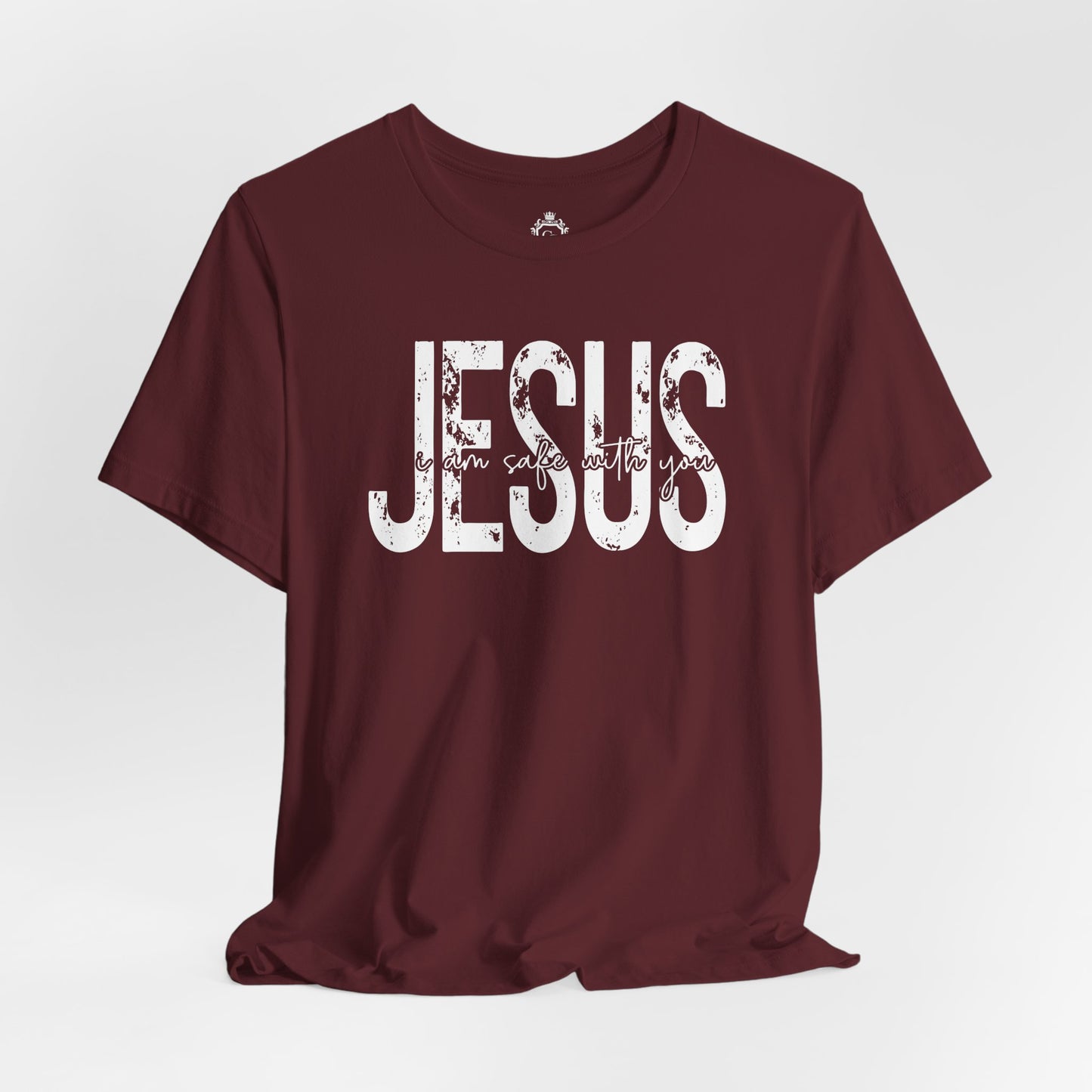 Jesus I am Safe With You Jersey Short Sleeve Tee