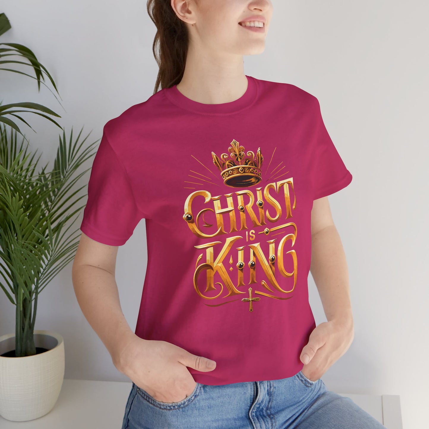 Christ Is King Jersey Short Sleeve Tee