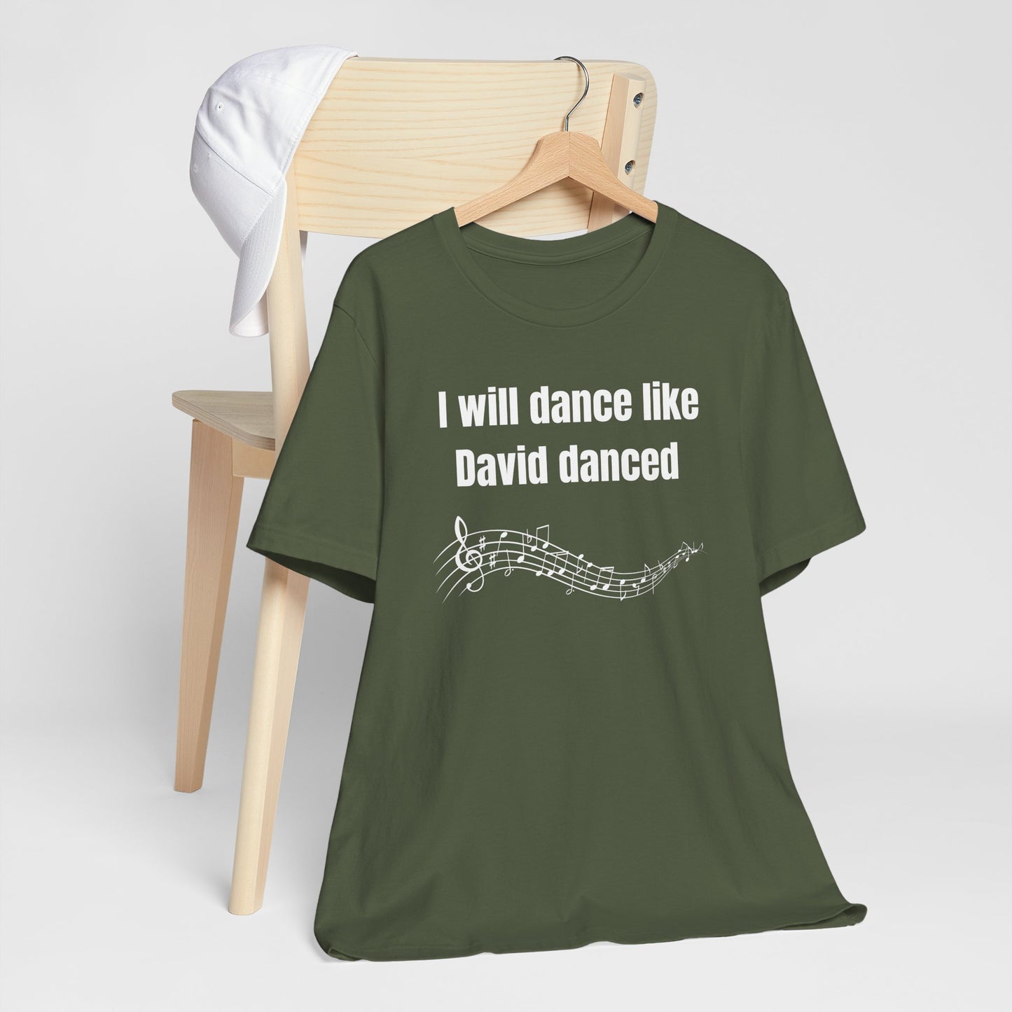 I Will Dance Like David Danced Jersey Short Sleeve Tee