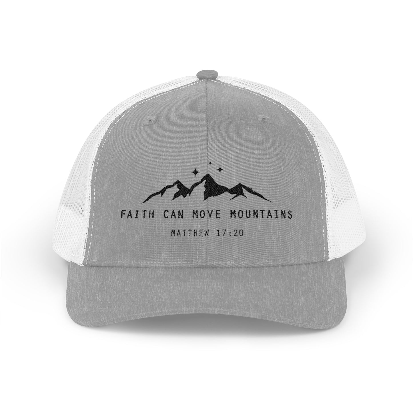 Faith Can Move Mountains Snapback Cap