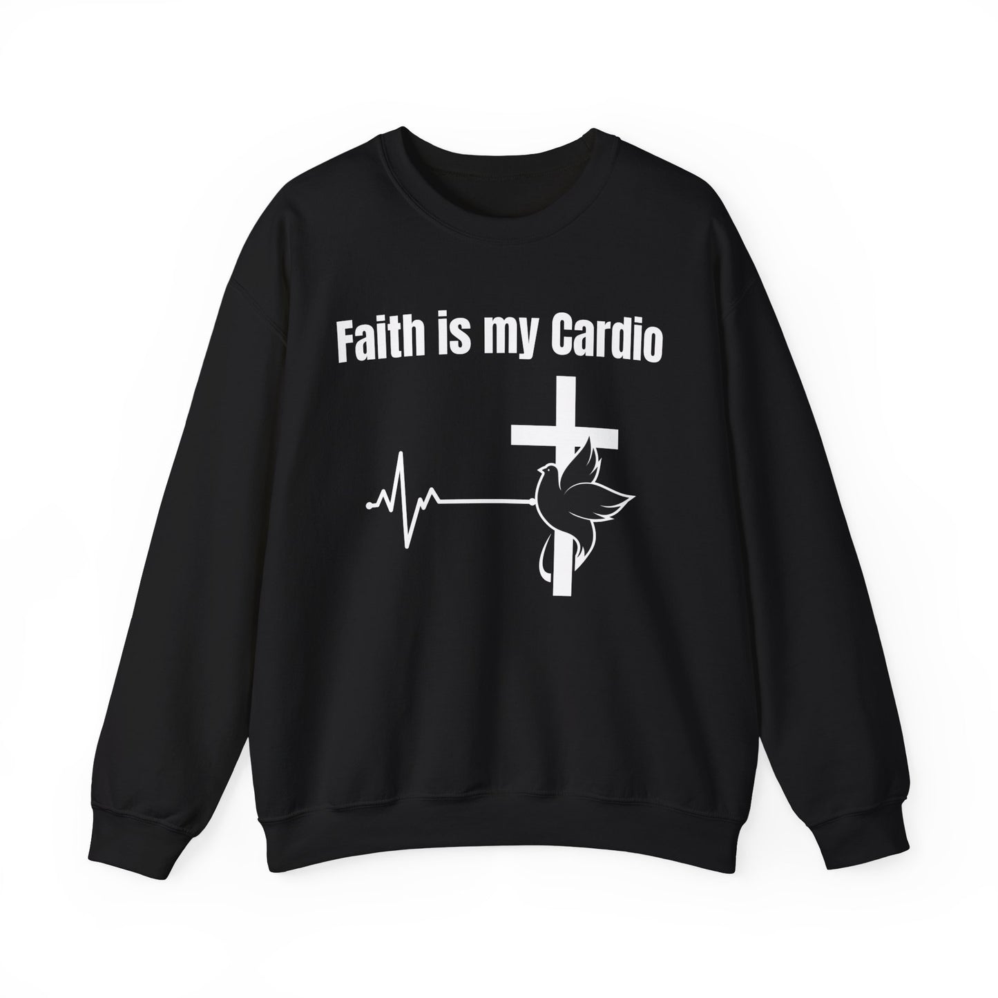 Faith Is My Cardio Heavy Blend™ Crewneck Sweatshirt