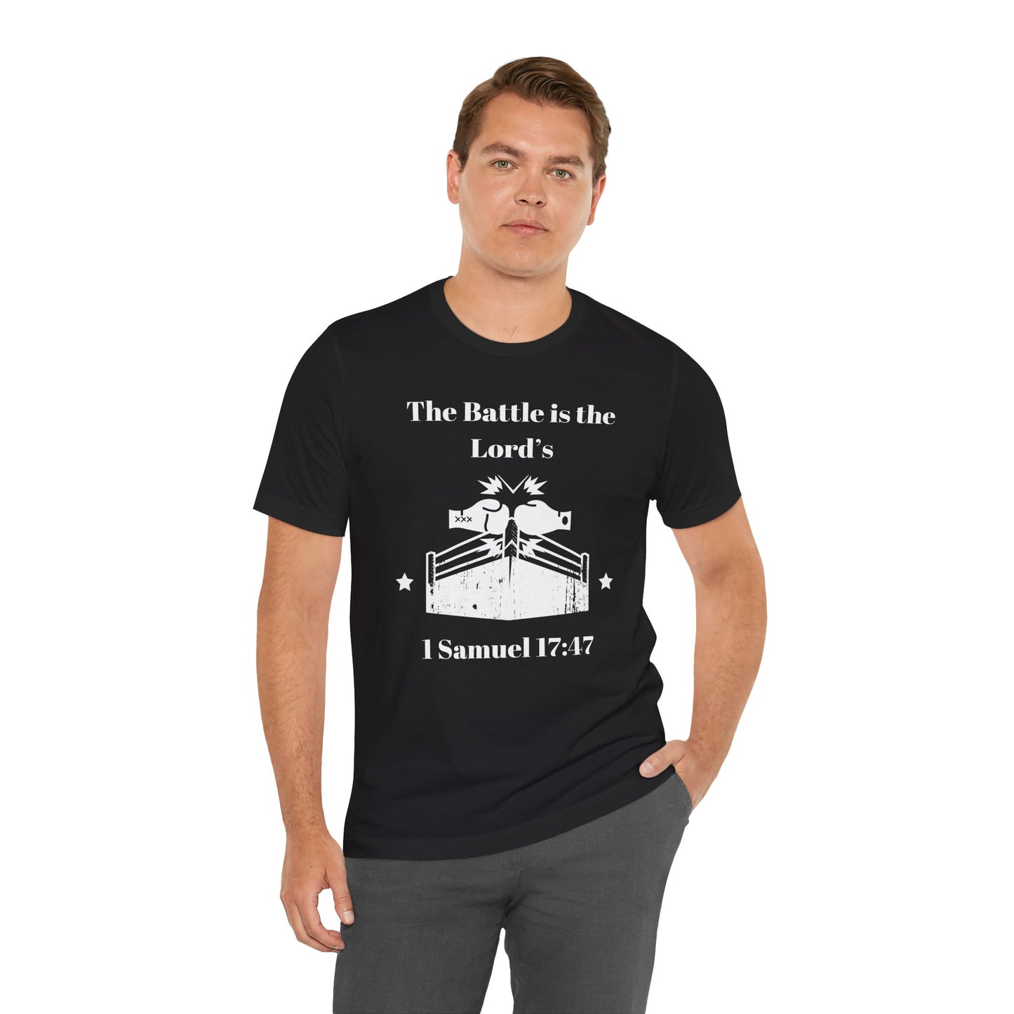 The Battle Is The Lord's Jersey Short Sleeve Tee