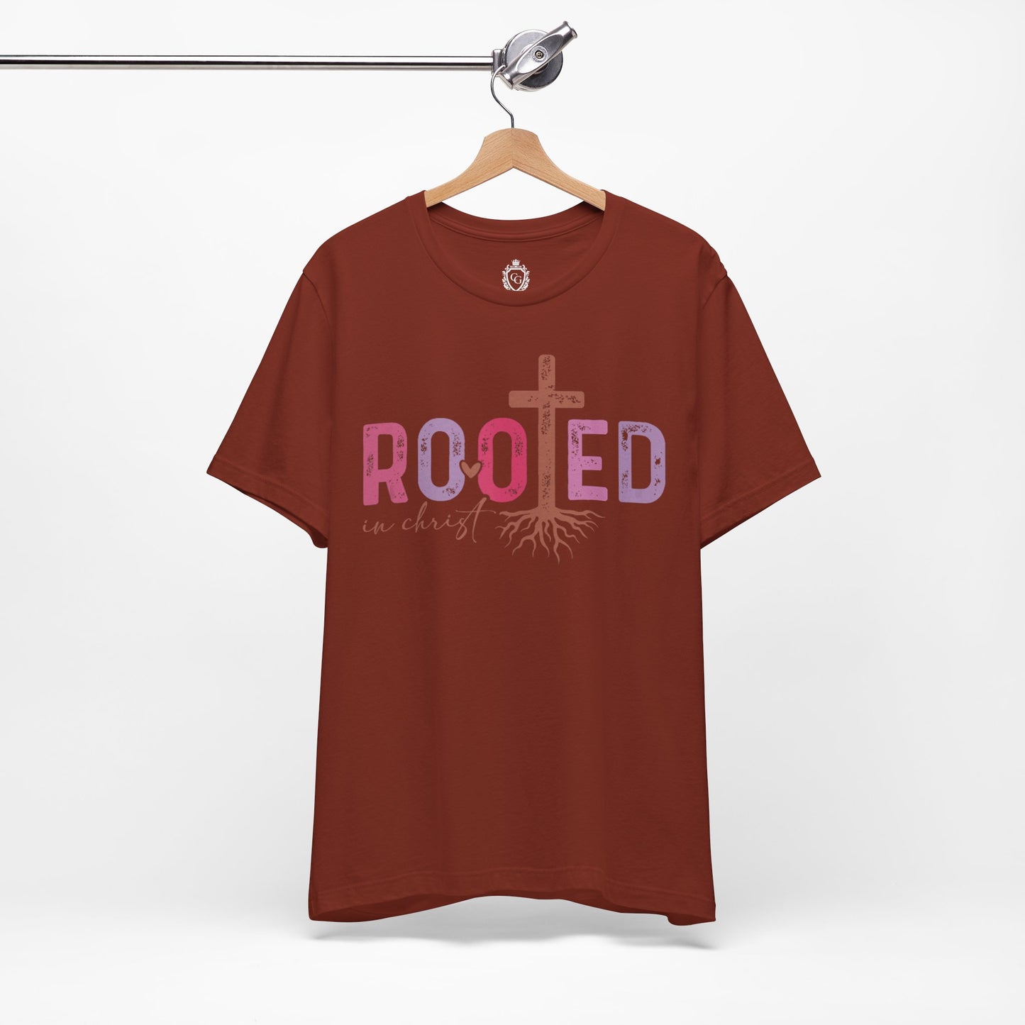 Rooted In Christ Jersey Short Sleeve Tee