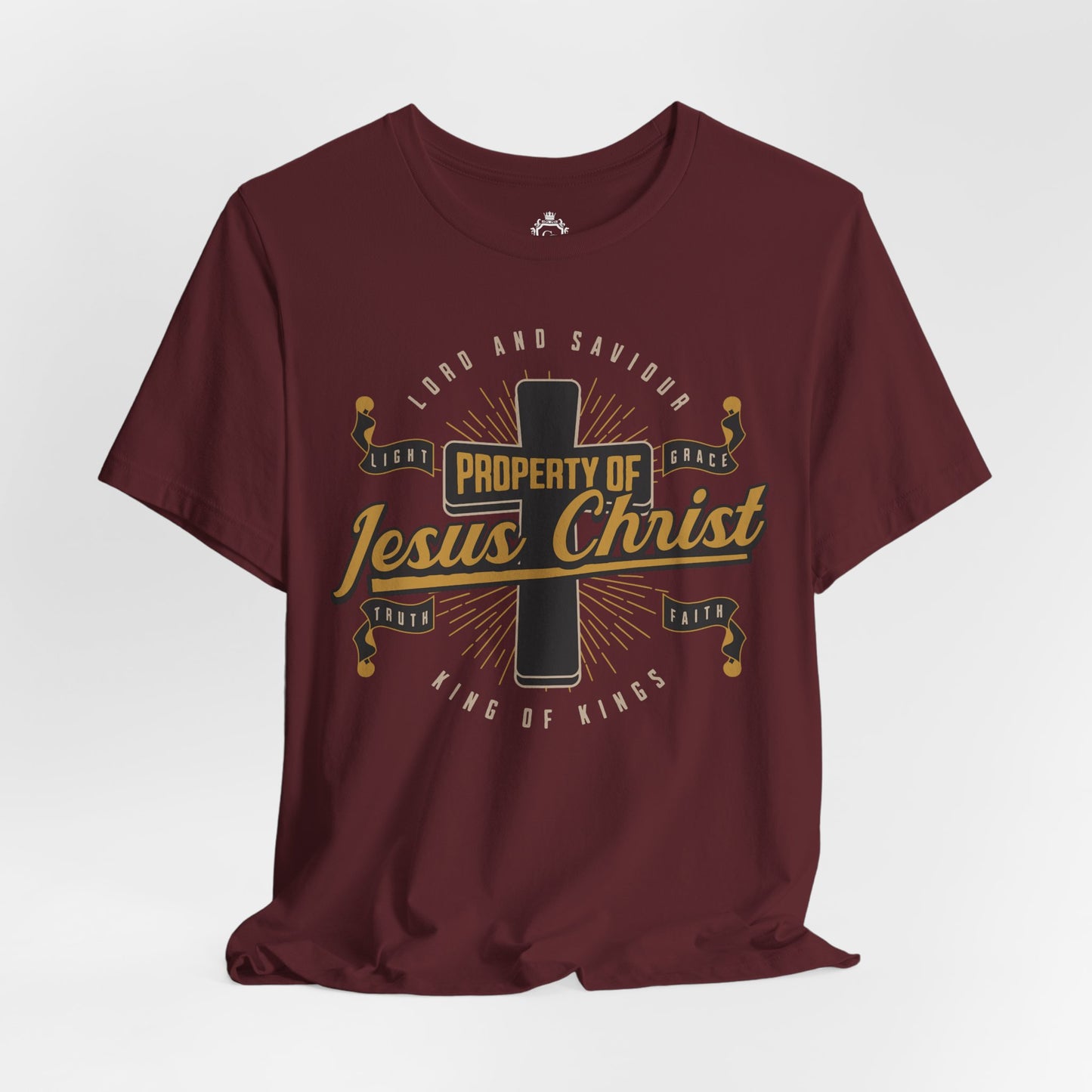 Property Of Jesus Christ Jersey Short Sleeve Tee
