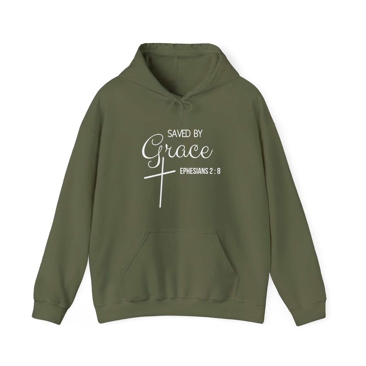 Saved By Grace Heavy Blend™ Hooded Sweatshirt