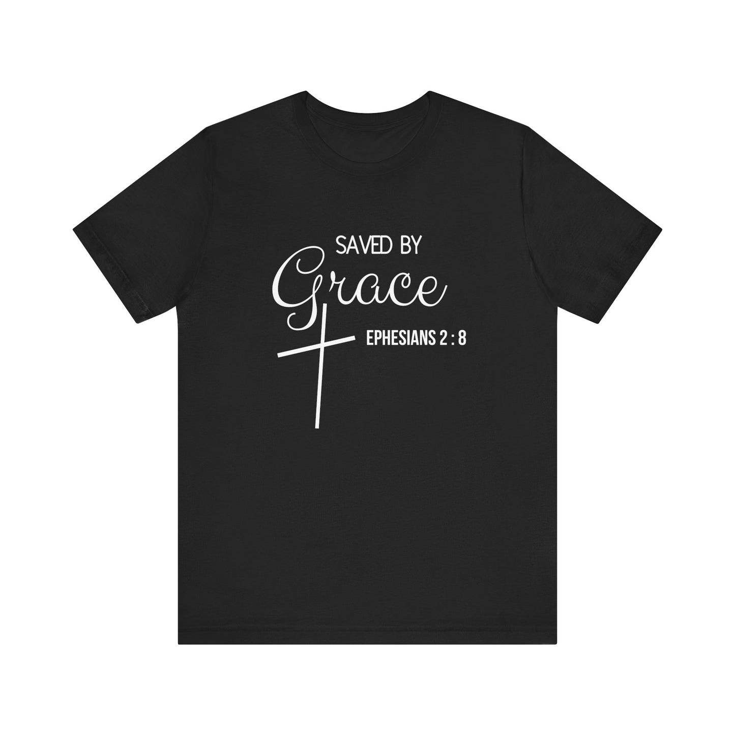 Saved By Grace Jersey Short Sleeve Tee