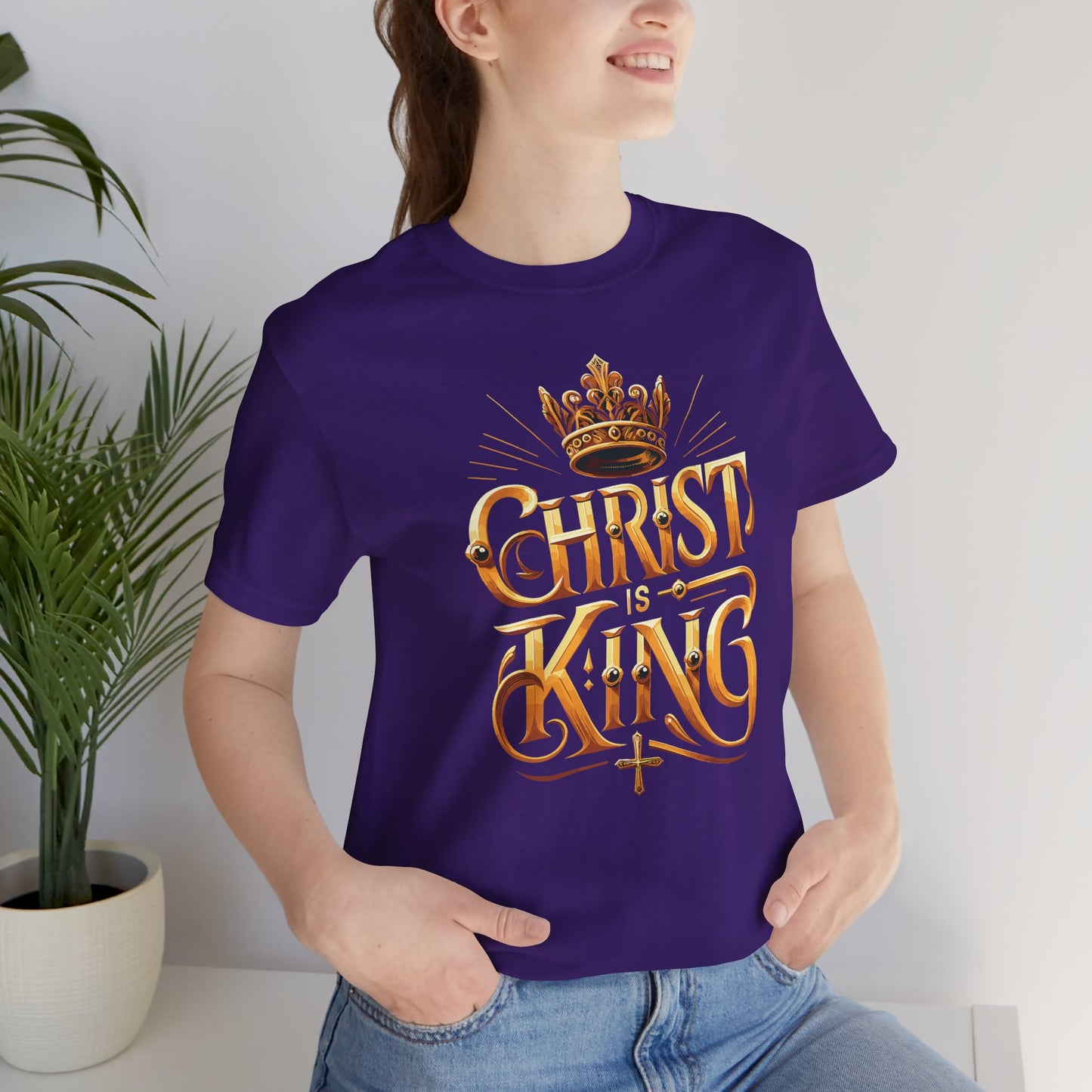 Christ Is King Jersey Short Sleeve Tee