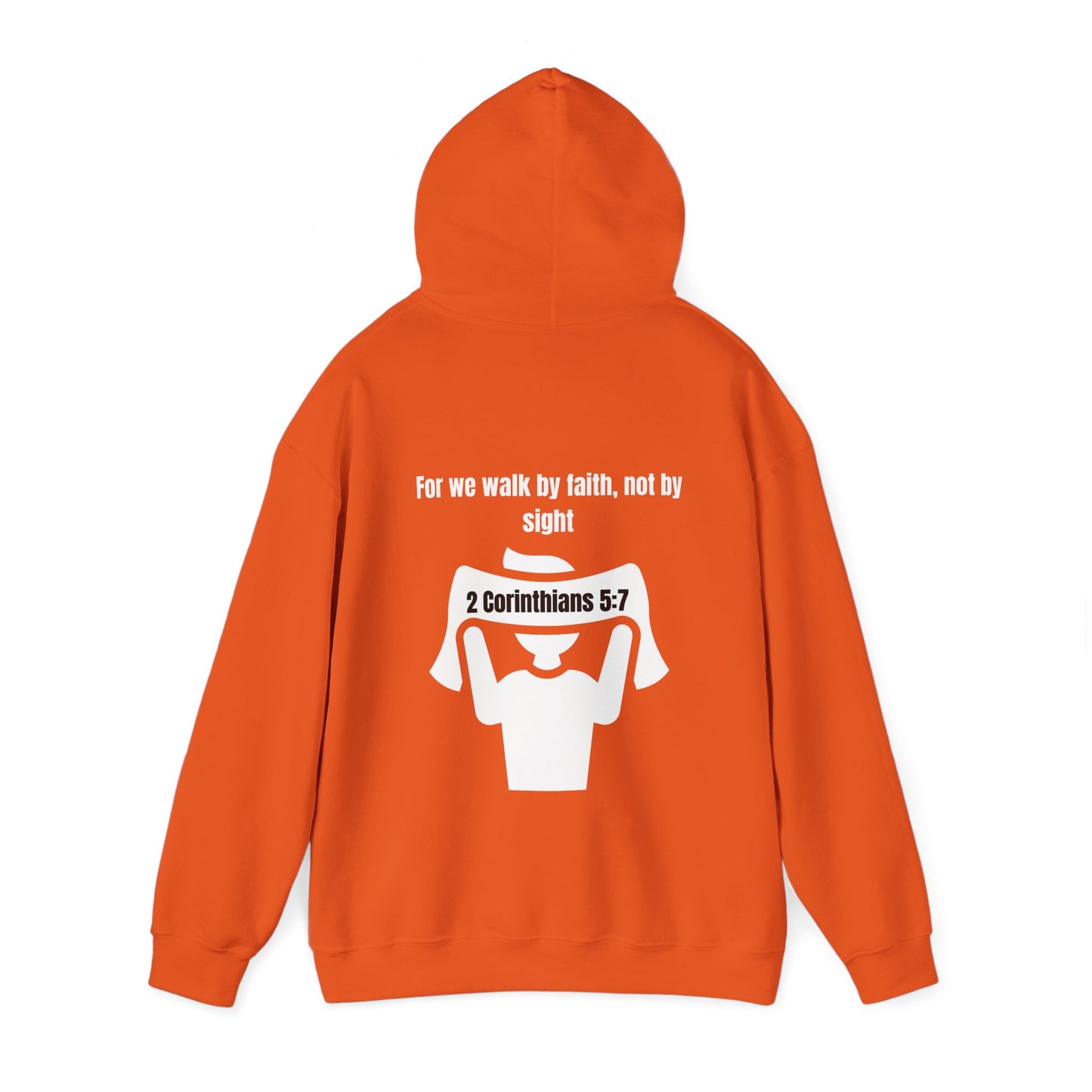 Walk by Faith Heavy Blend™ Hooded Sweatshirt