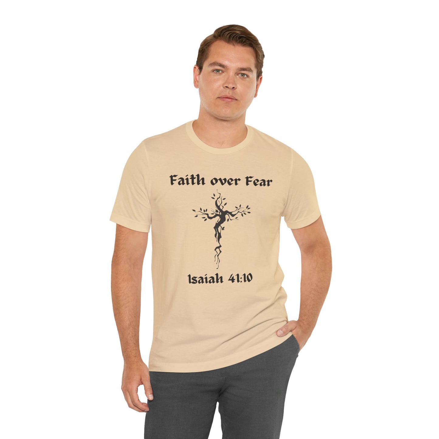 Faith Over Fear Jersey Short Sleeve Tee