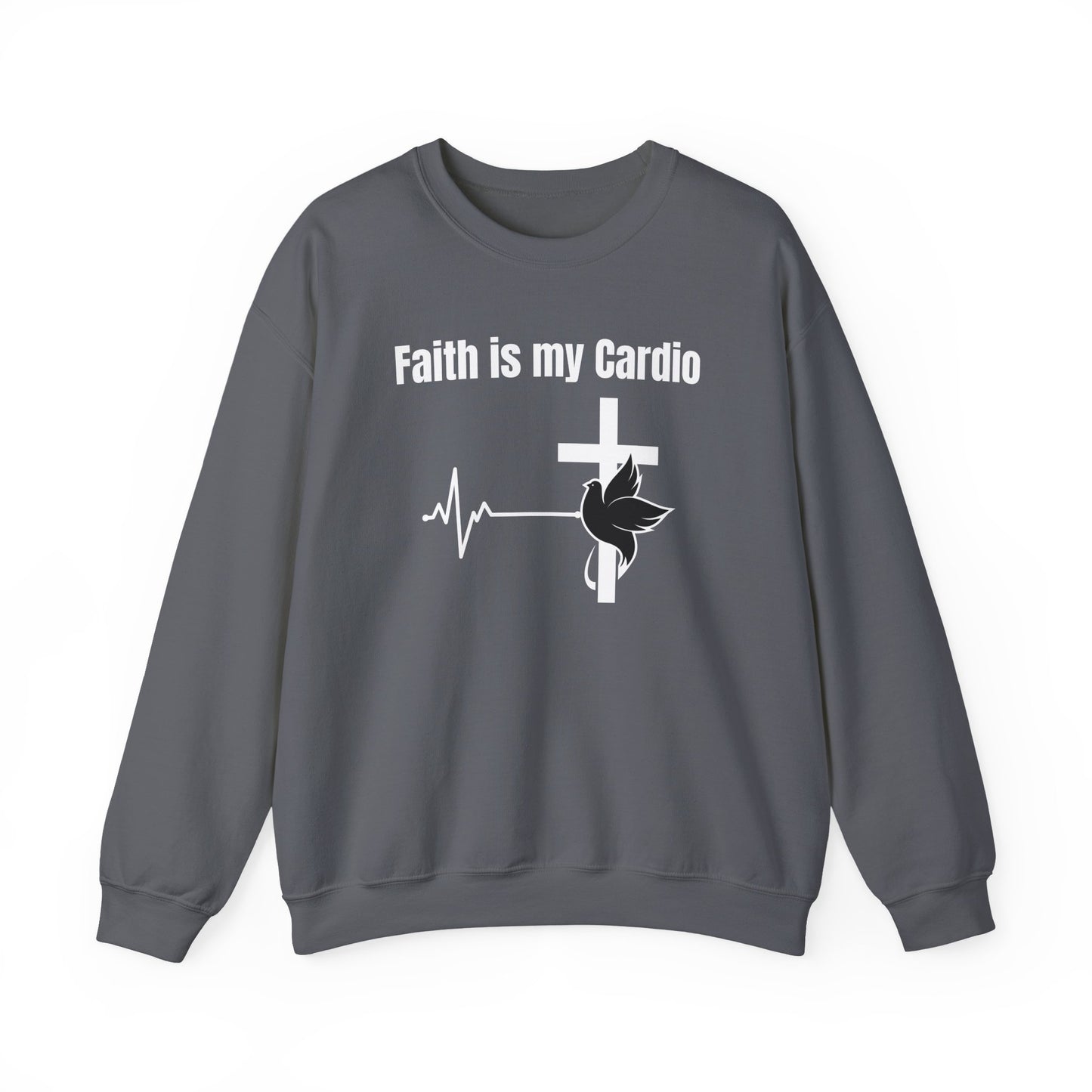 Men's Sweatshirt - Faith Is My Cardio