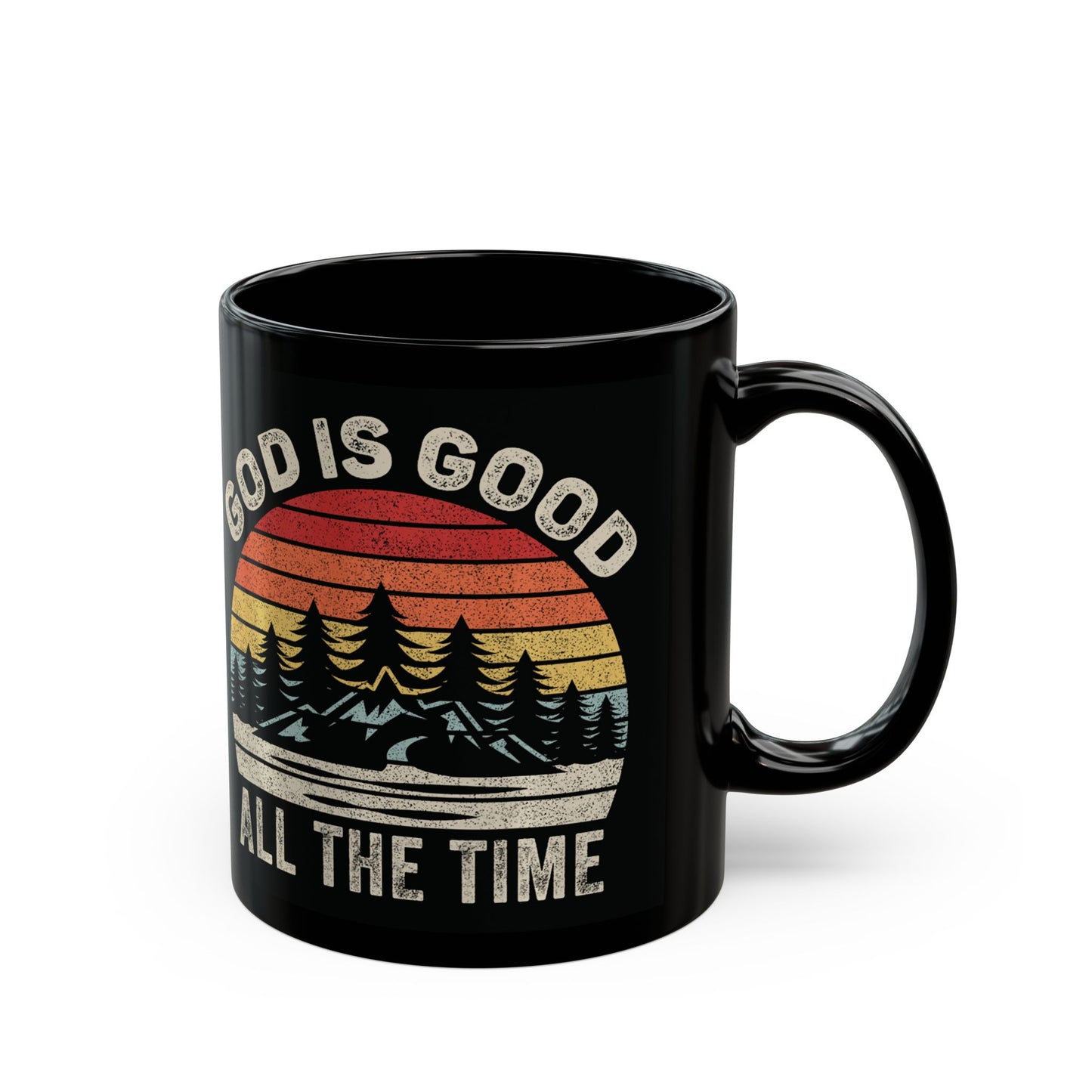 God Is Good Black Mug (11oz, 15oz)