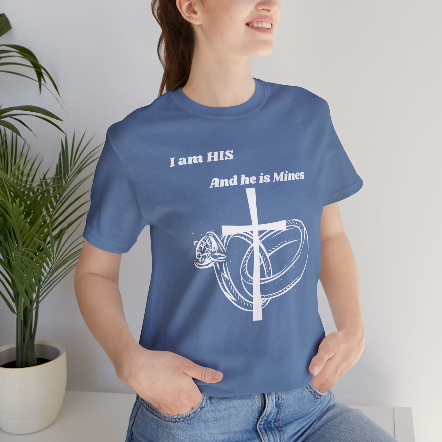 I Am His And He Is Mines Jersey Short Sleeve Tee