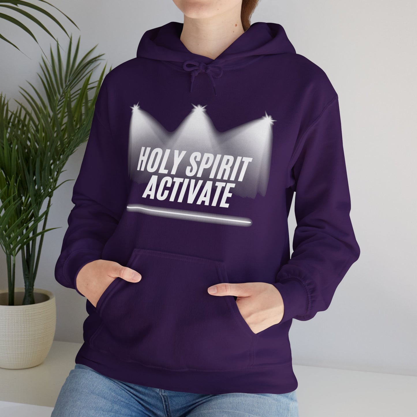 Holy Spirit Activate Heavy Blend™ Hooded Sweatshirt