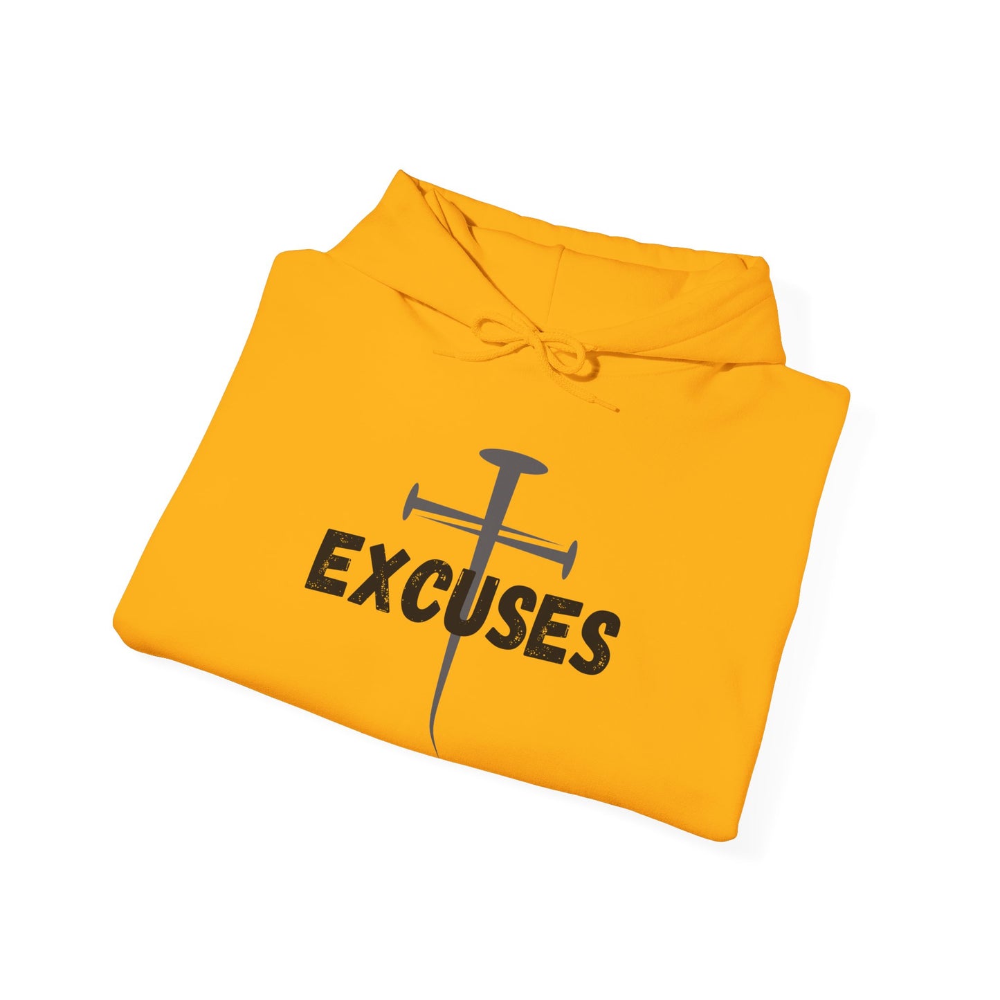 Crucified My Excuses Heavy Blend™ Hooded Sweatshirt