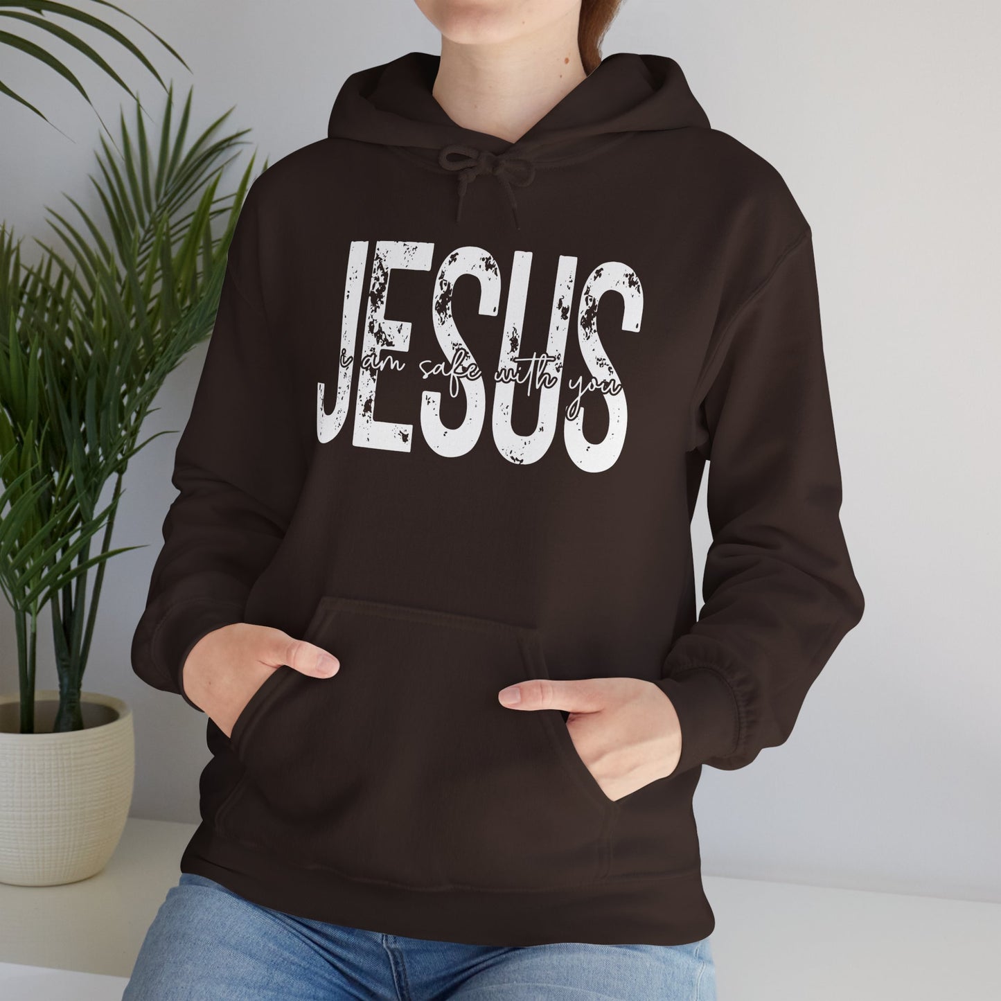 Jesus I Am Safe With You Heavy Blended Hoodie