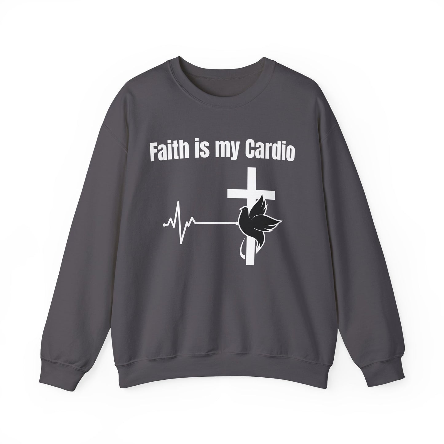 Faith Is My Cardio Heavy Blend™ Crewneck Sweatshirt