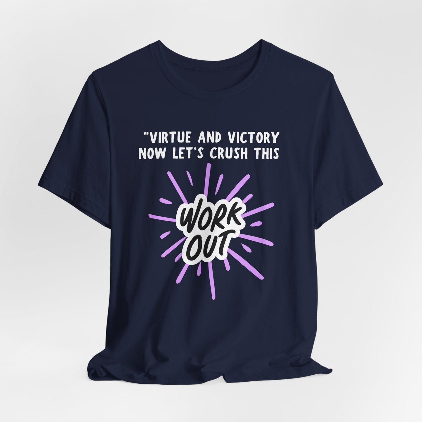 Virtue And Victory Workout Jersey Short Sleeve Tee