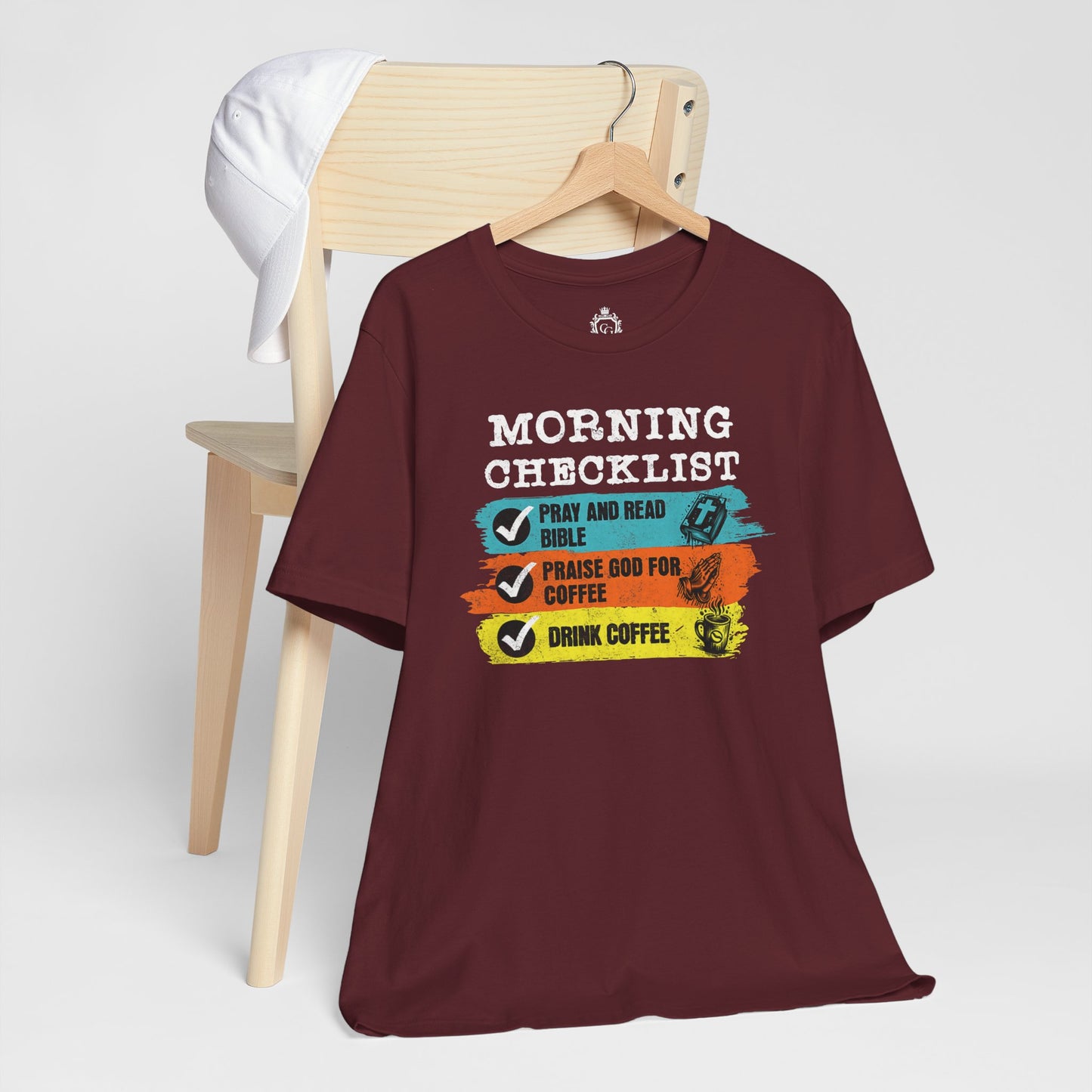 Morning Checklist Jersey Short Sleeve Tee
