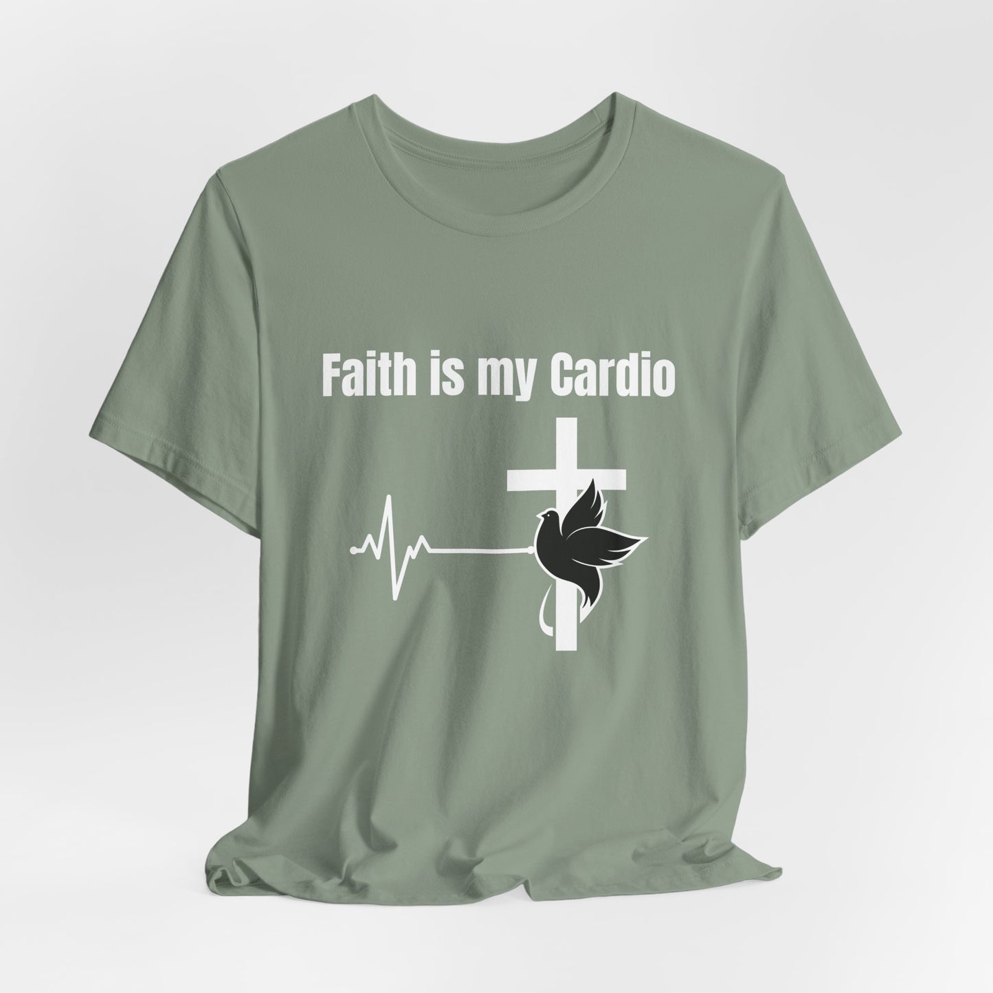 Faith Is My Cardio Jersey Short Sleeve Tee