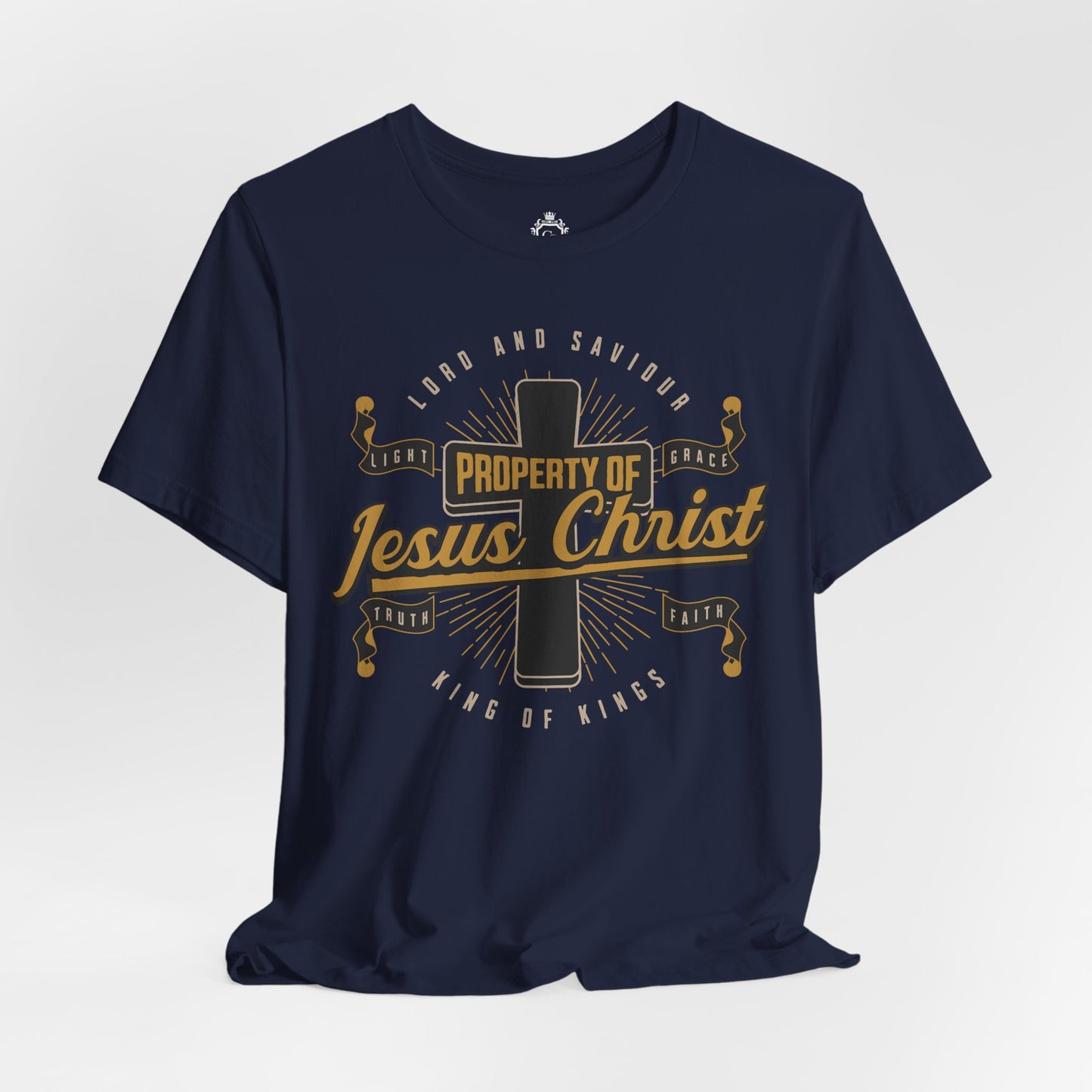 Property Of Jesus Christ Jersey Short Sleeve Tee